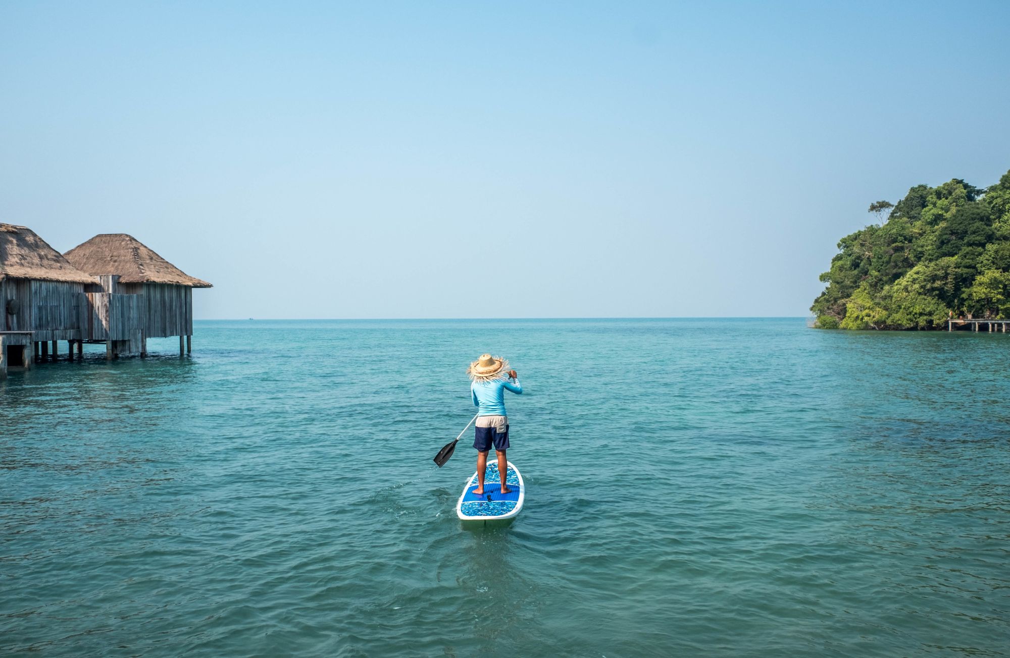 Song Saa Private Island à Koh Rong: Standup paddleboarding