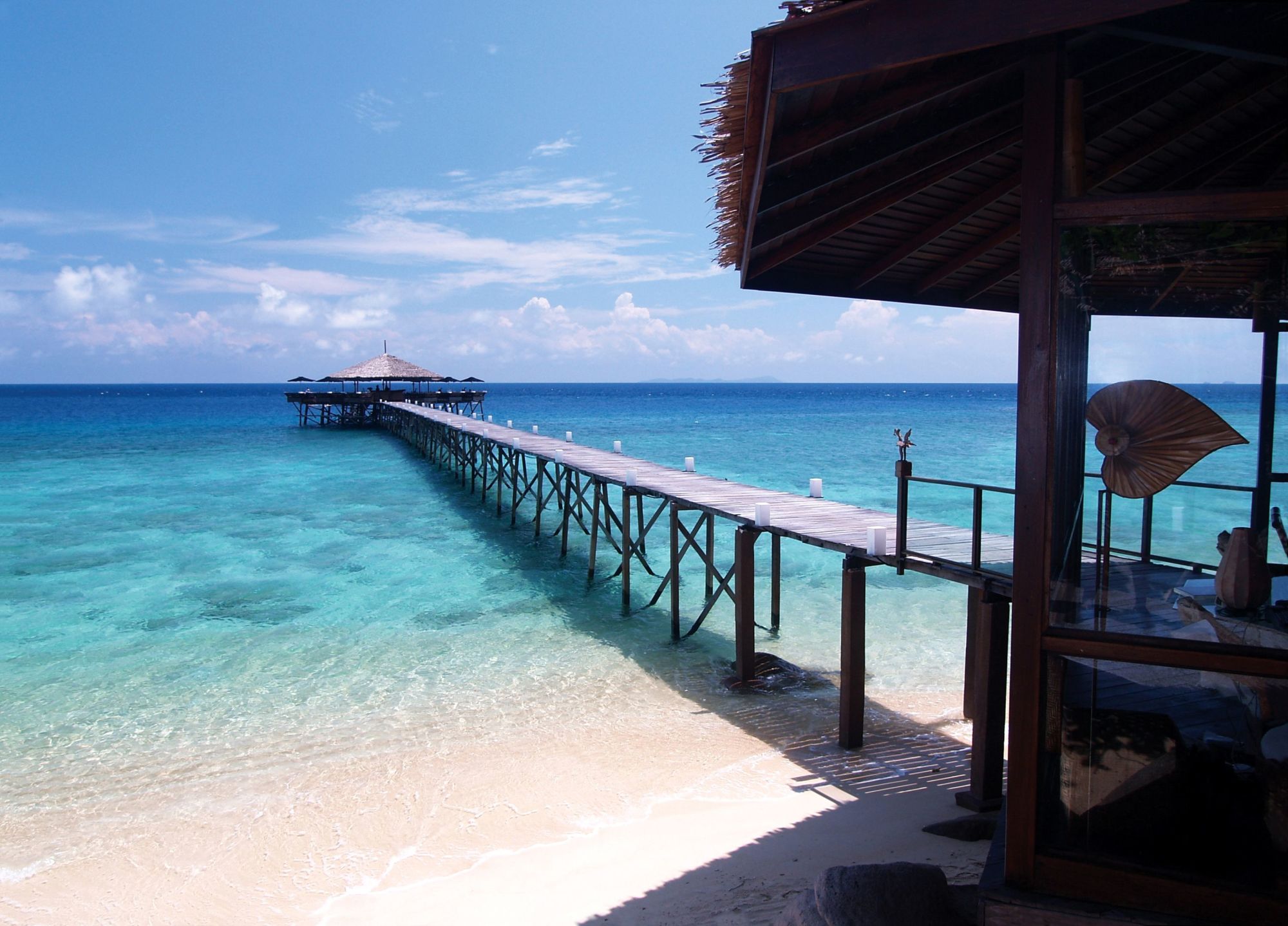 Japamala Resort in Tioman: Jetty & Reception