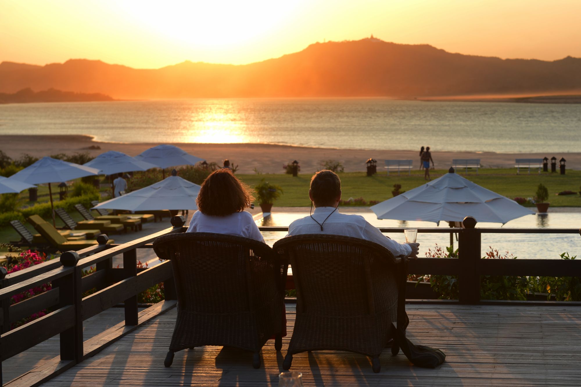 Bagan Thiripyitsaya Sanctuary Resort: Sunset View
