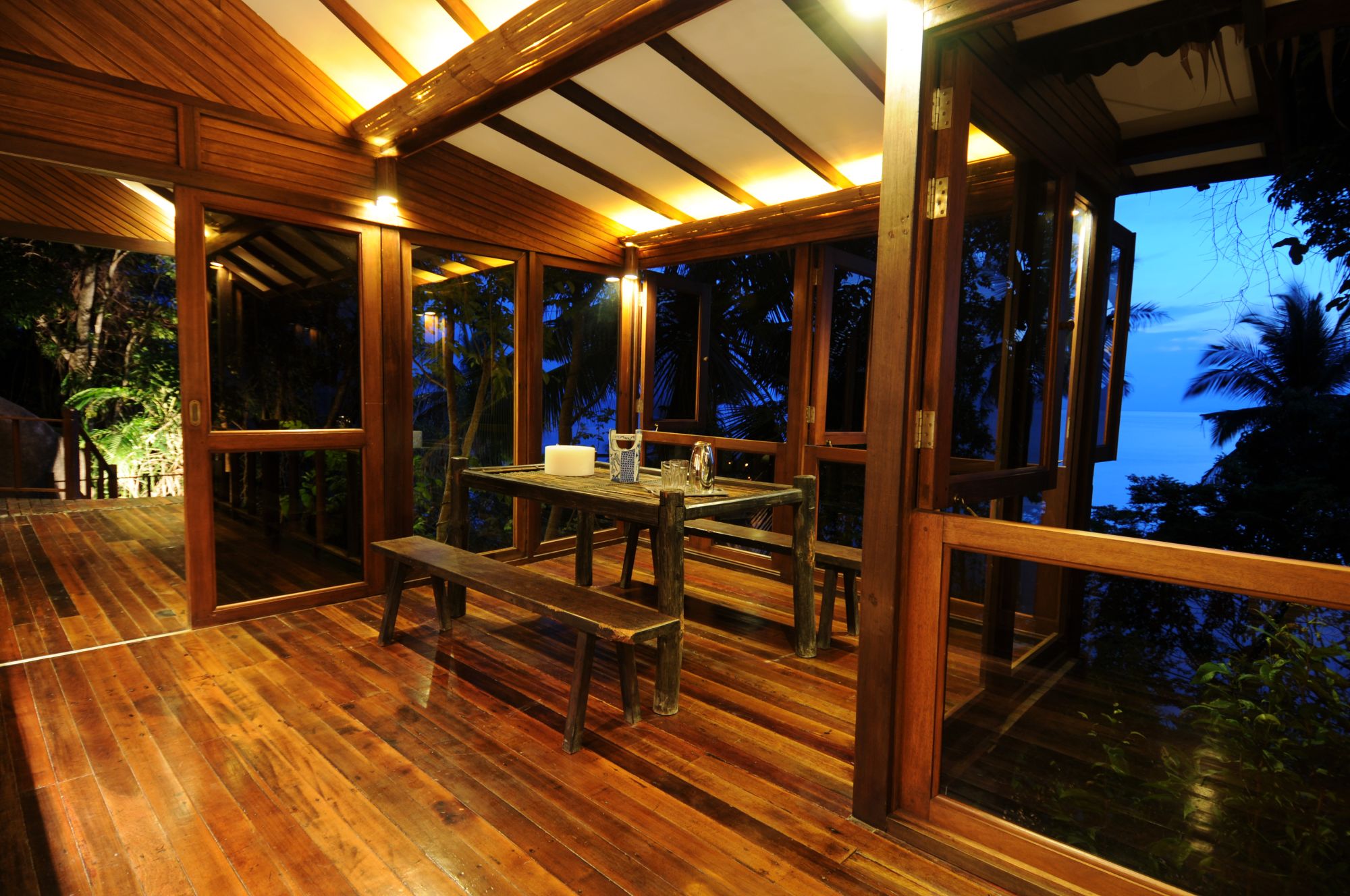 Japamala Resort in Tioman:  Seaview Sarang | Verandah
