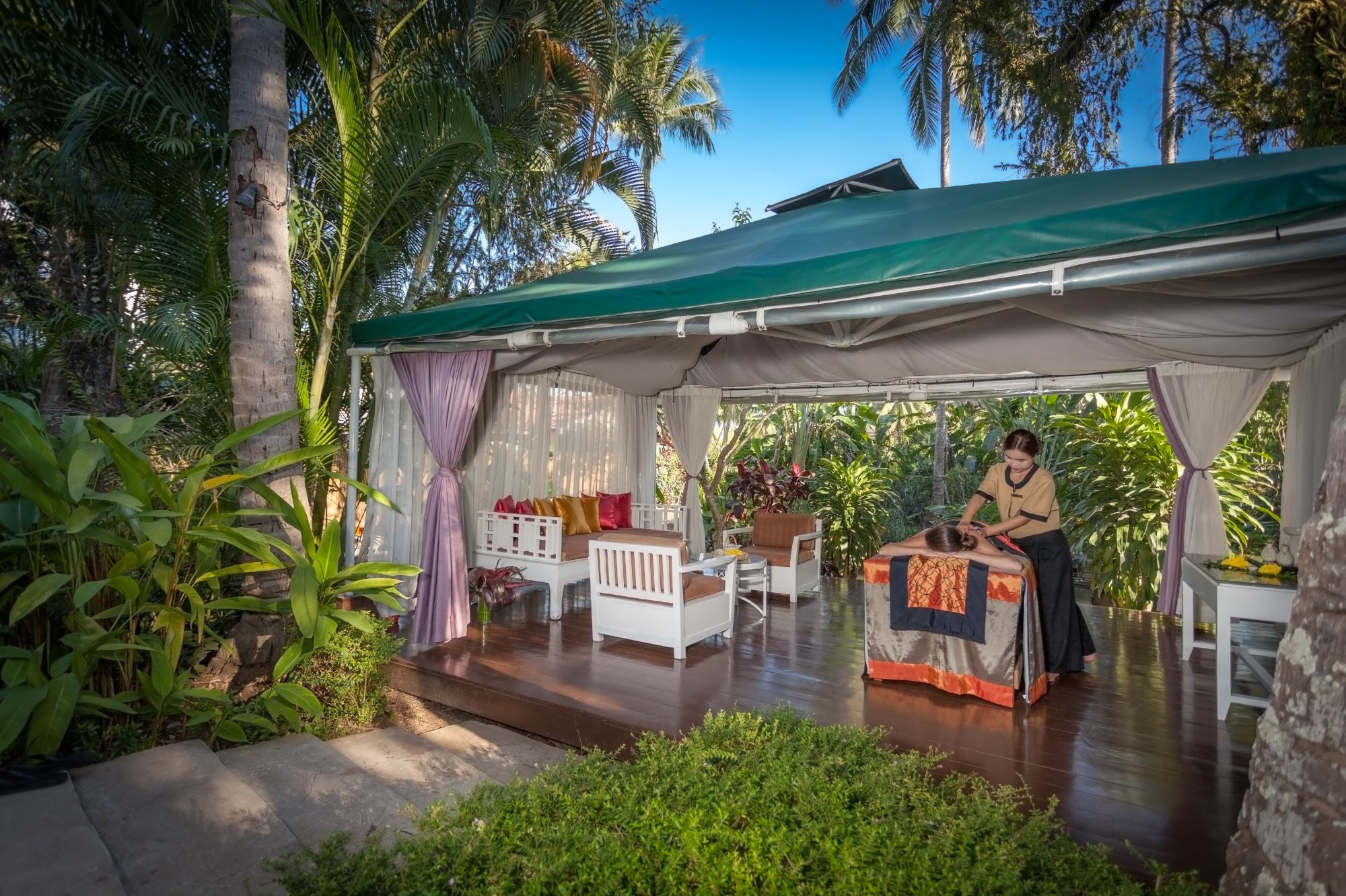Homm Souvannaphoum Luang Prabang: Spa Garden