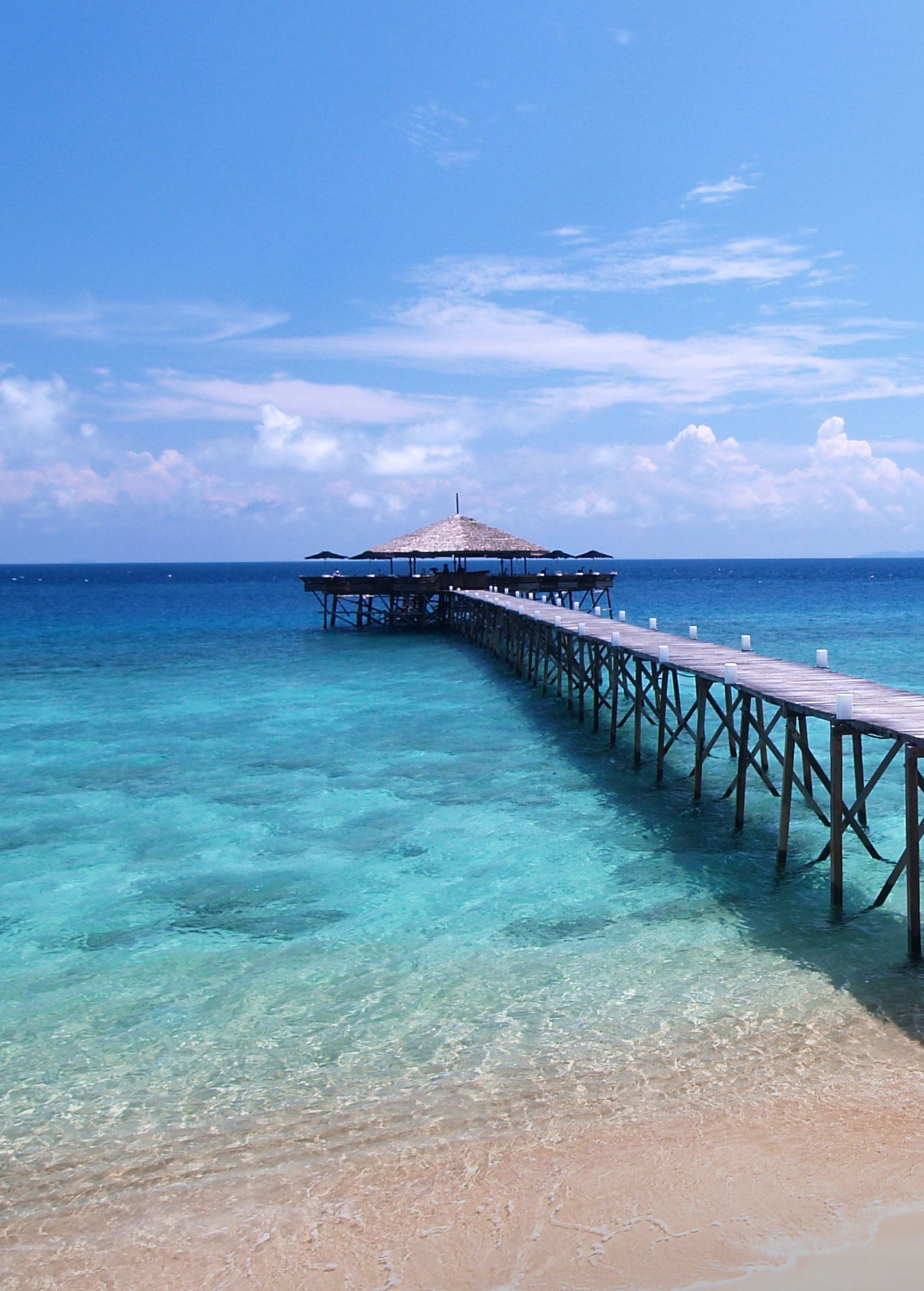Japamala Resort in Tioman:  Jetty