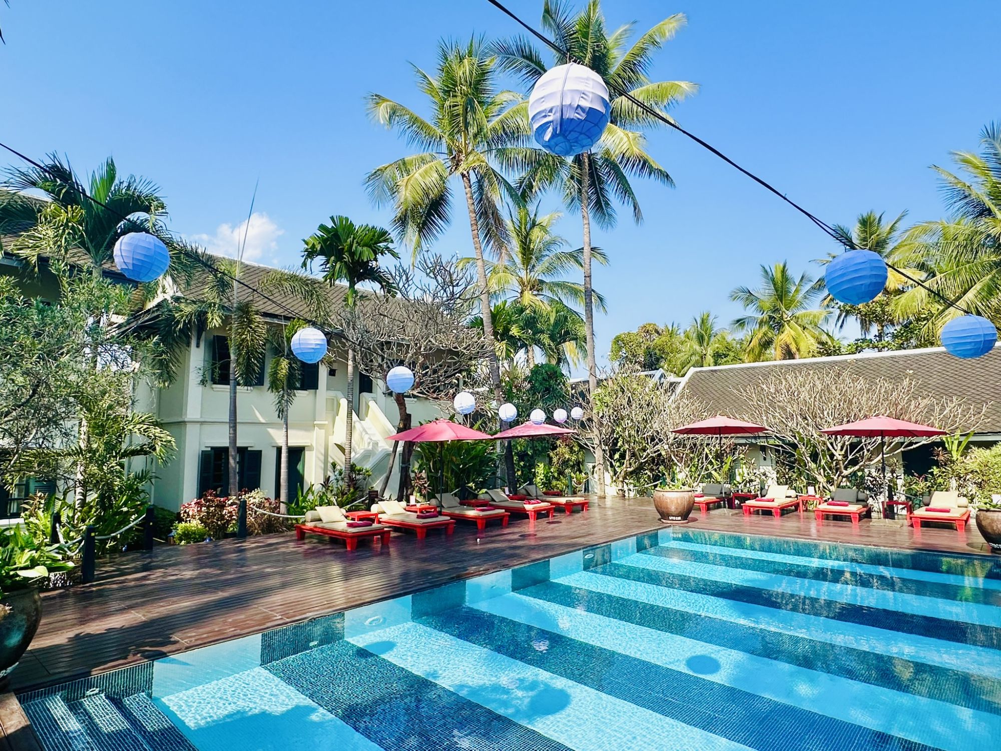 Villa Maly in Luang Prabang: Idyllic swimming pool