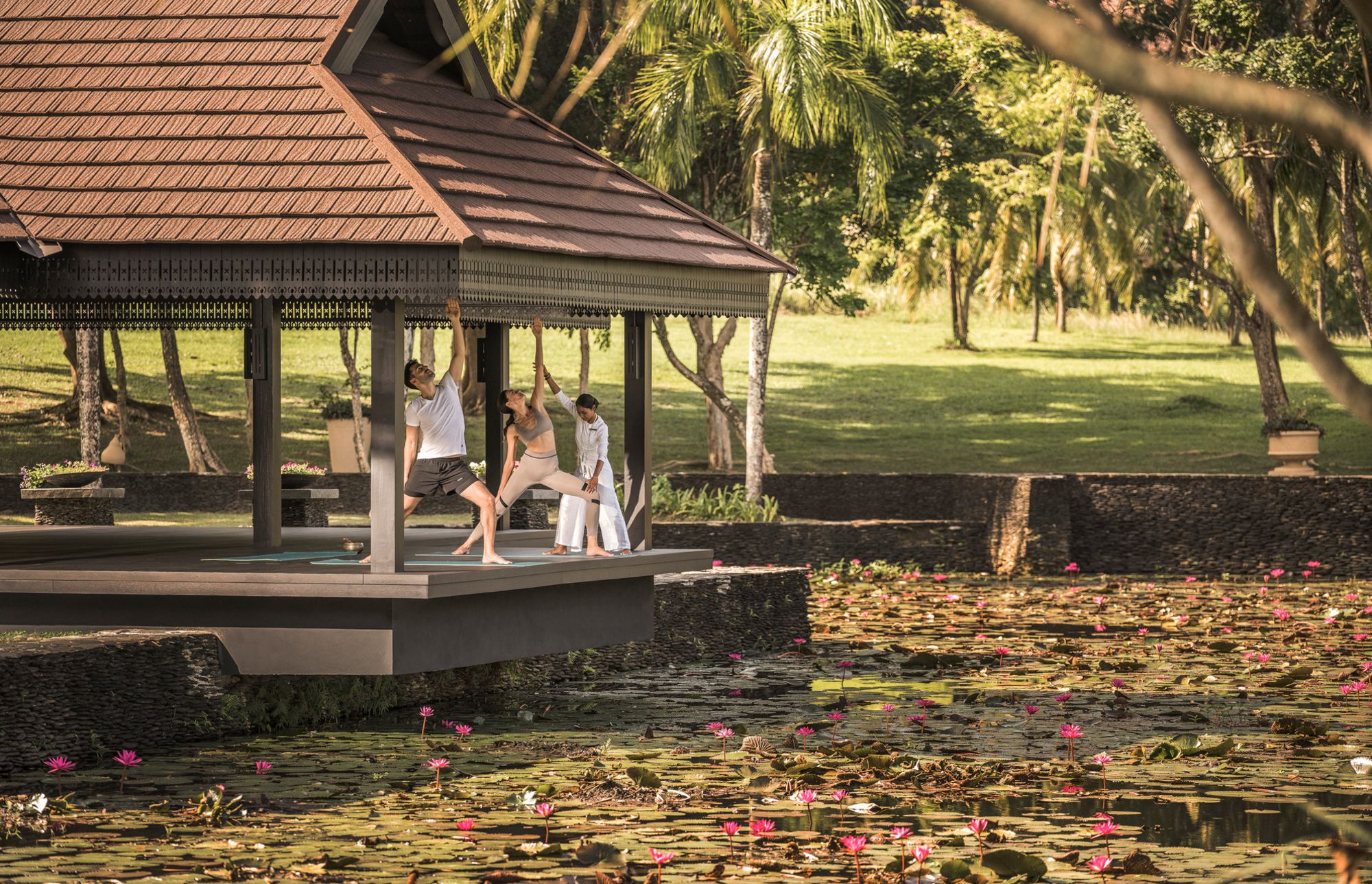 Four Seasons Resort in Langkawi: Teratai Pavilion Yoga