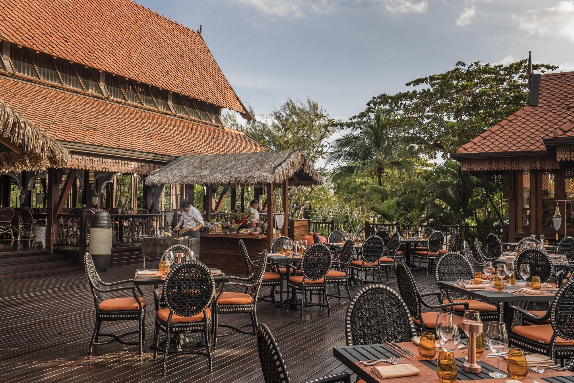 Four Seasons Resort in Langkawi: Ikan Ikan Restaurant Deck