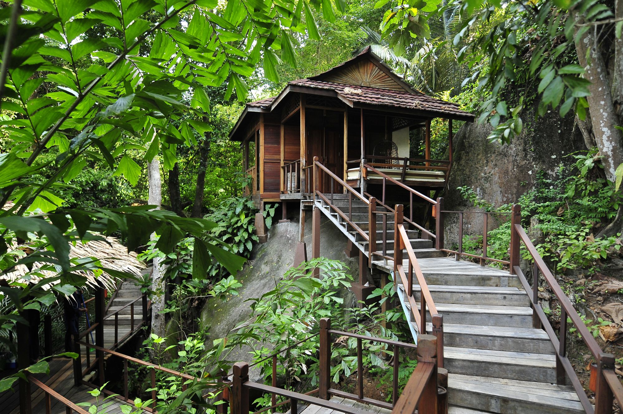 Japamala Resort in Tioman: Resort area
