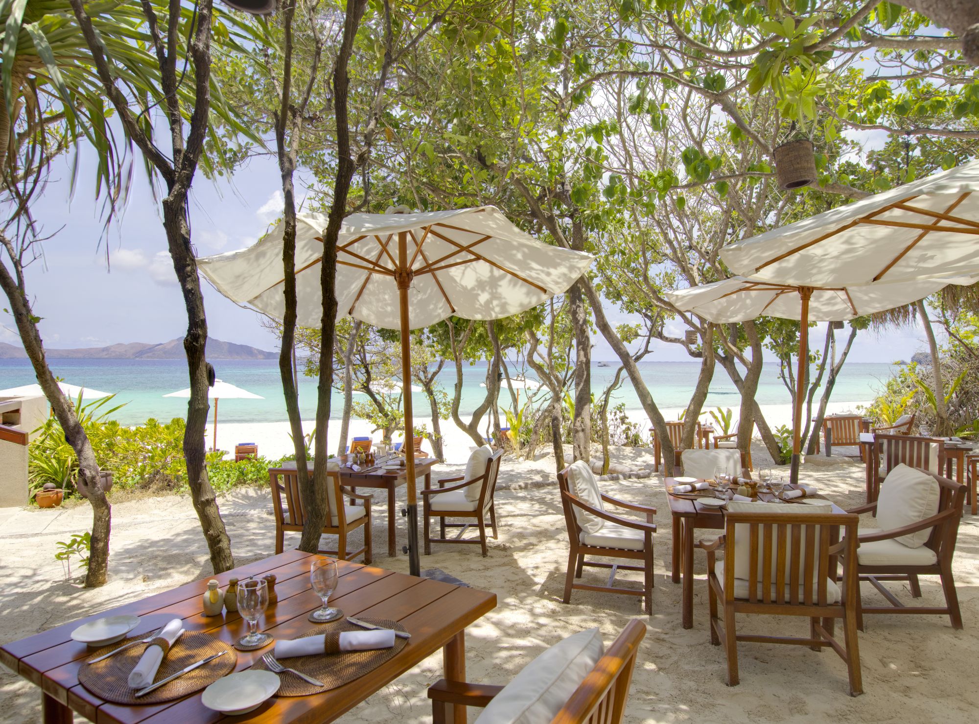 Amanpulo in Palawan: Beach Club Grove