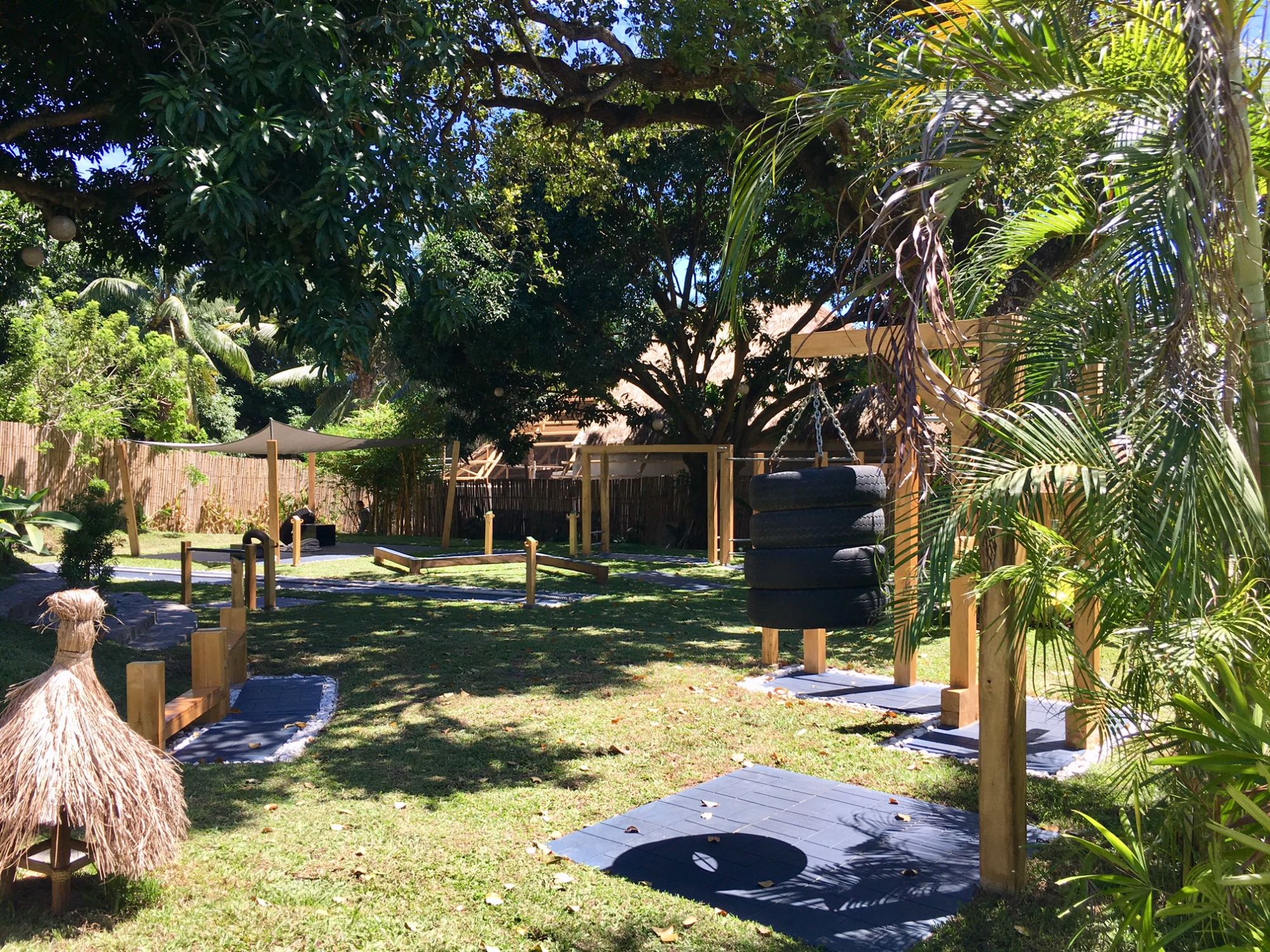 Atmosphere Resort in Negros: Warrior gym