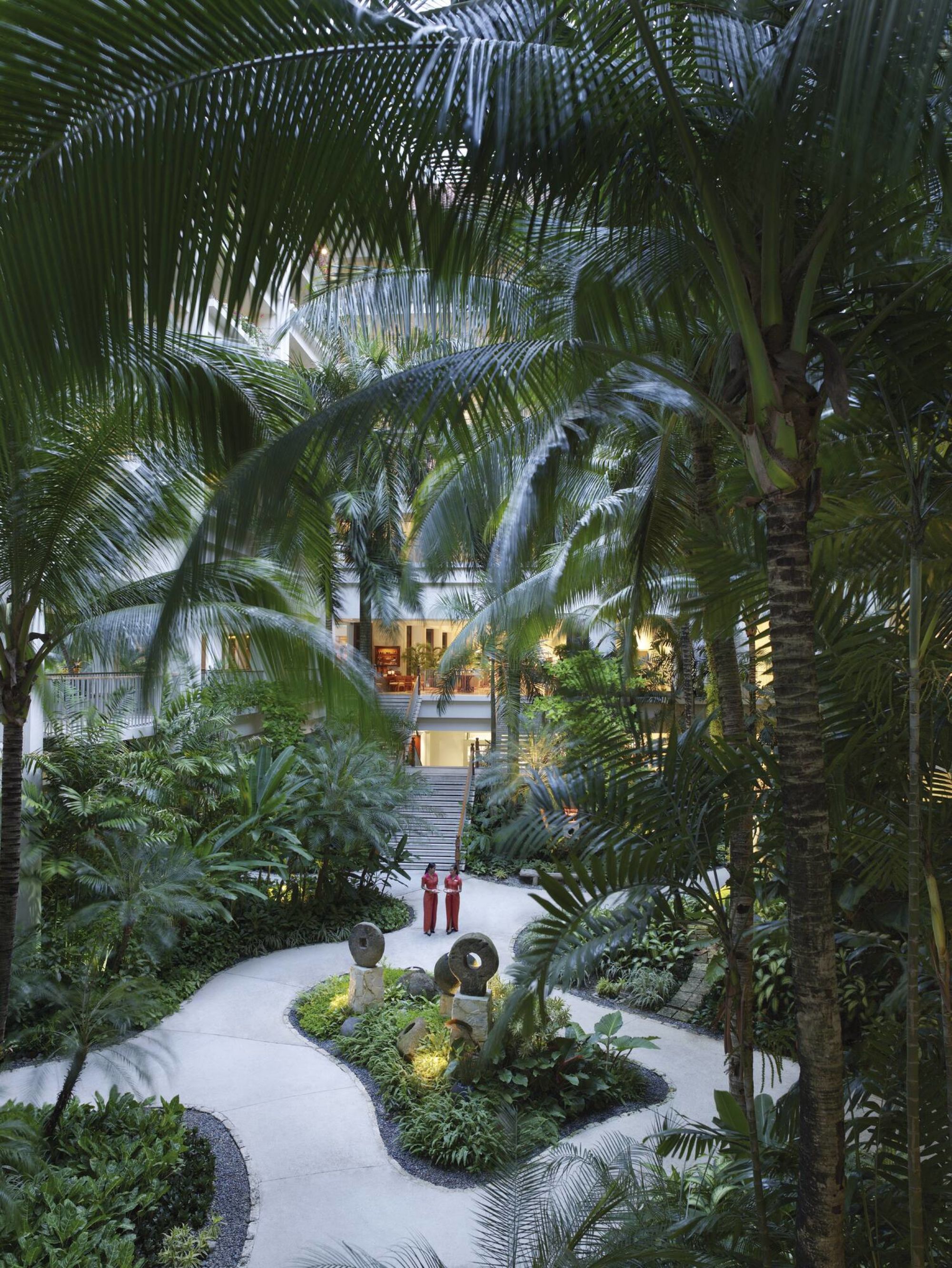 Shangri-La's Mactan Resort & Spa à Cebu: Atrium