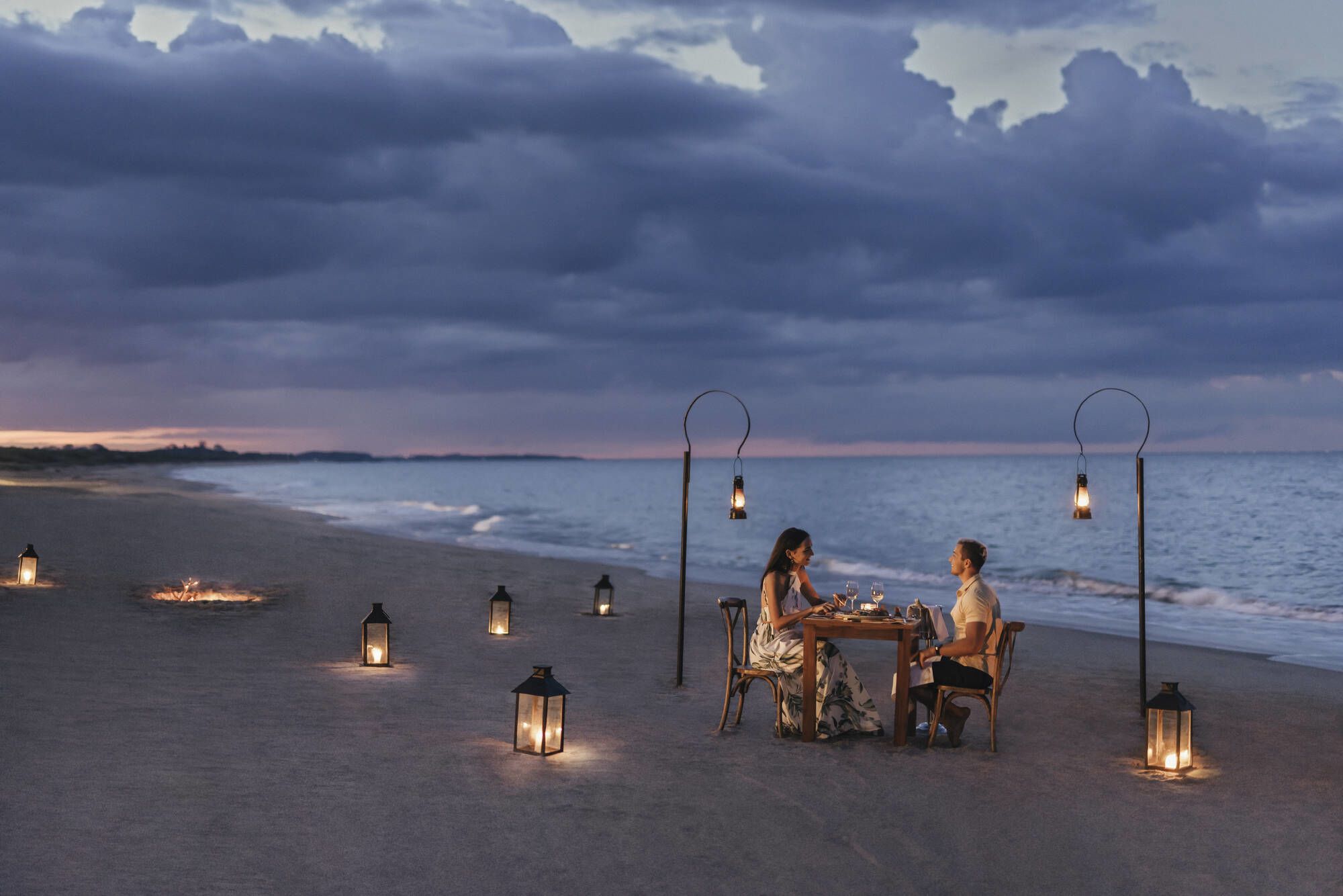 Jungle Beach an Uga Experience in Trincomalee: beach: Beach Dining