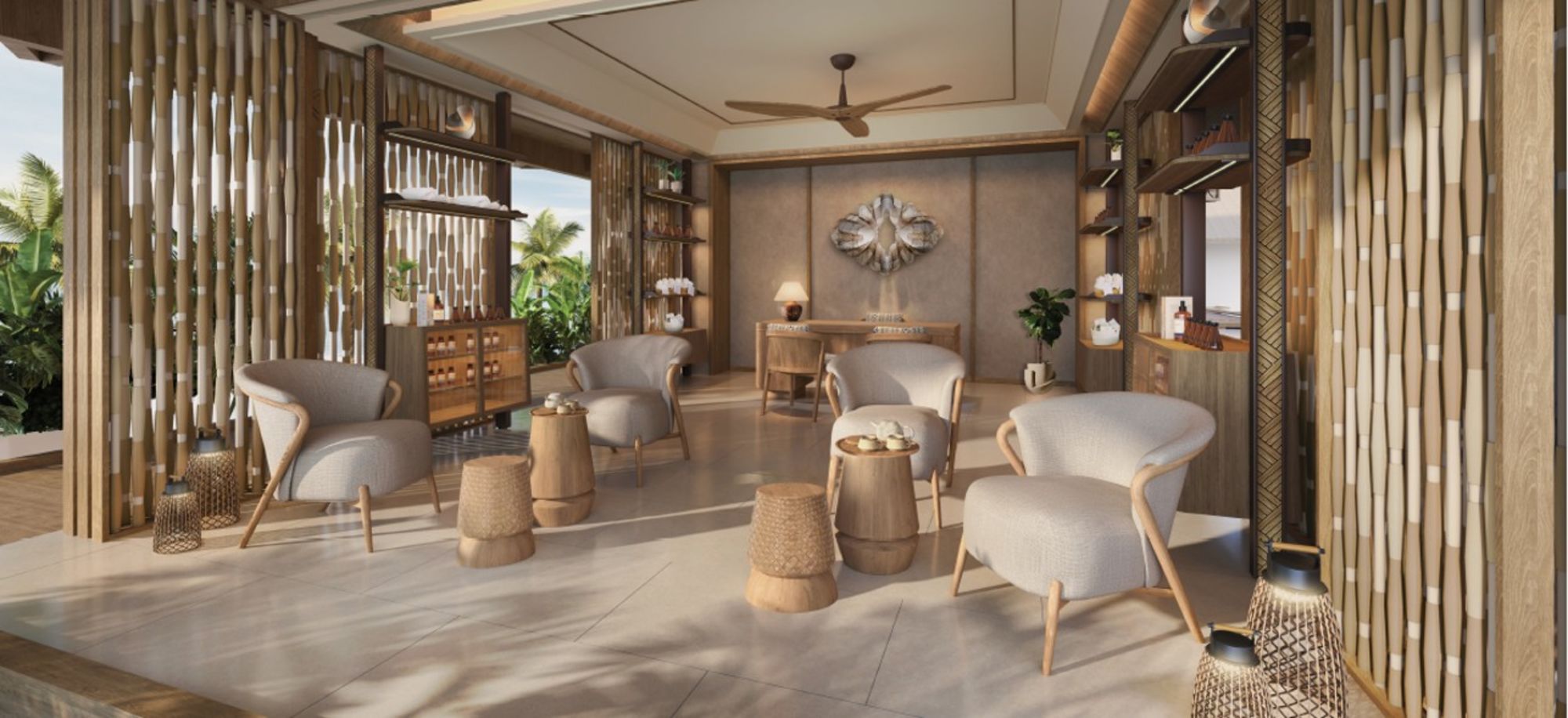 El Nido Resorts Lagen Island in Palawan: Spa Reception