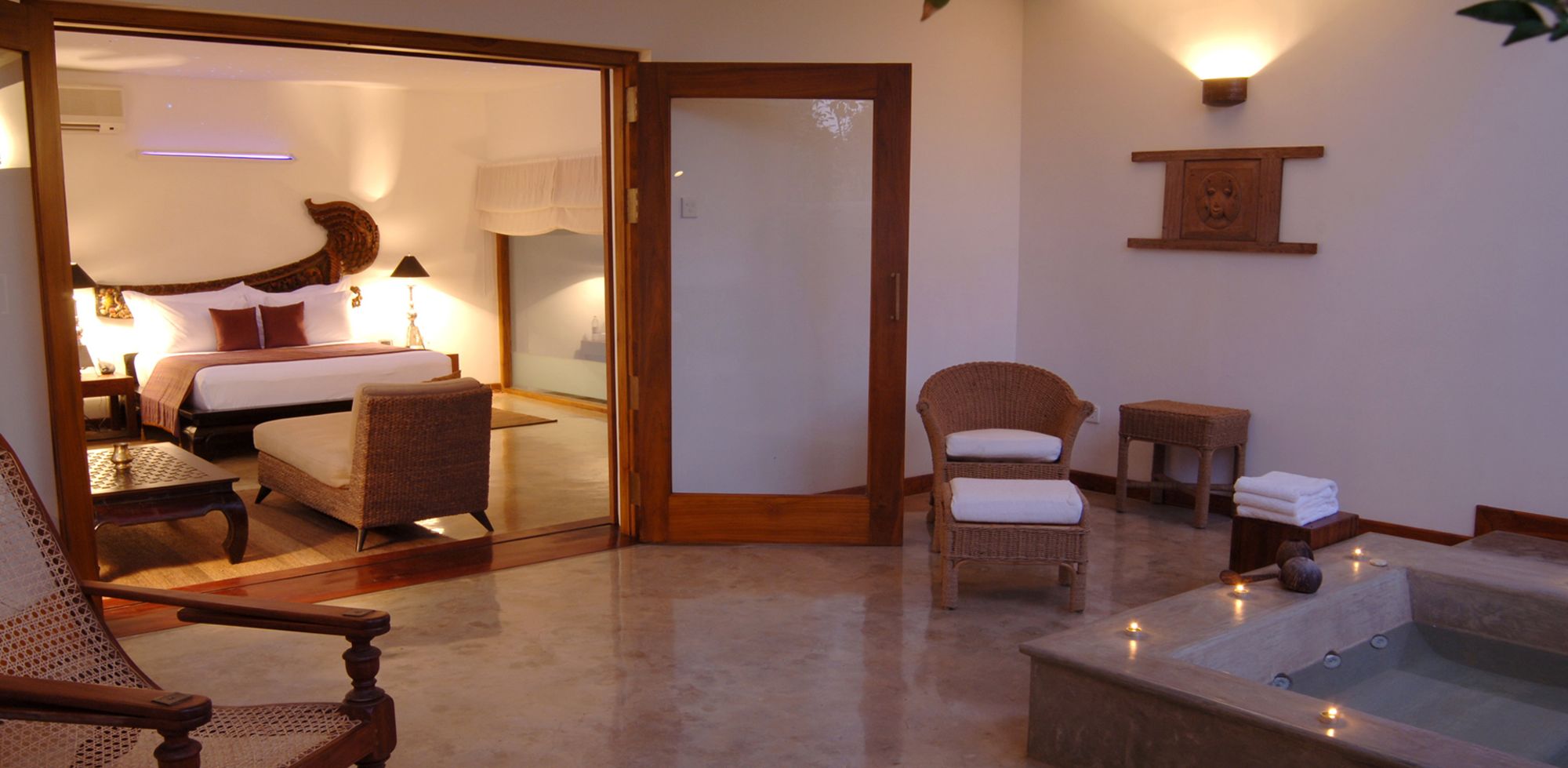 Aditya Resort in Hikkaduwa: Shanthi Suite (Courtyard View)