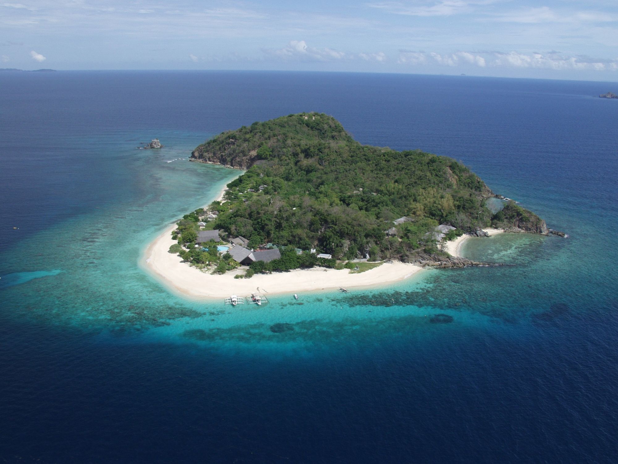 Discovery Coron in Palawan:  aerial shot