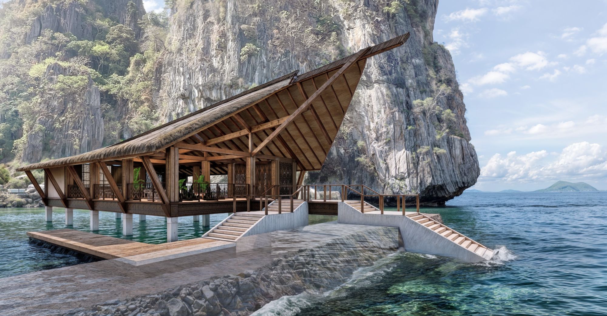 El Nido Resorts Lagen Island in Palawan: Arrival Pavilion