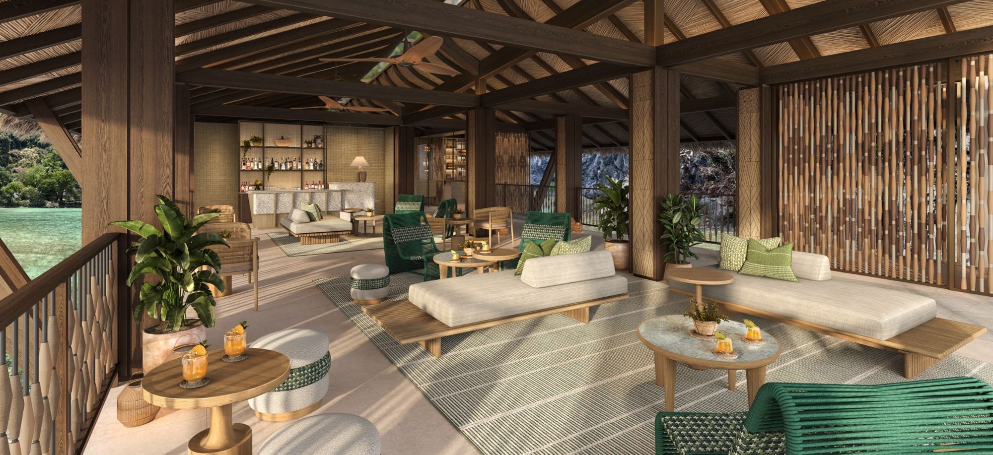 El Nido Resorts Lagen Island in Palawan: Arrival Pavilion