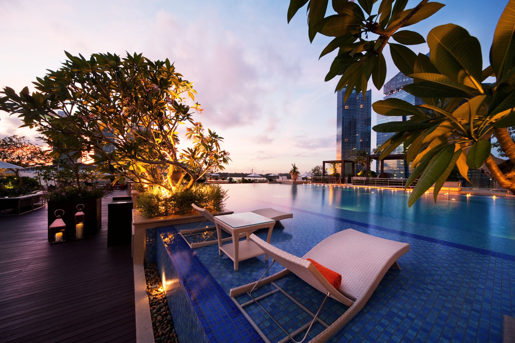 The Fullerton Bay in Singapur: Rooftop Infinity Pool