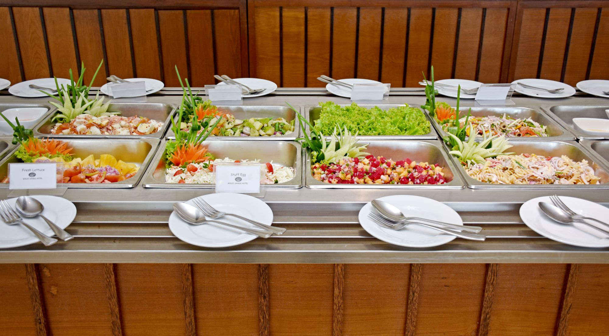 Goldi Sands in Negombo: buffet