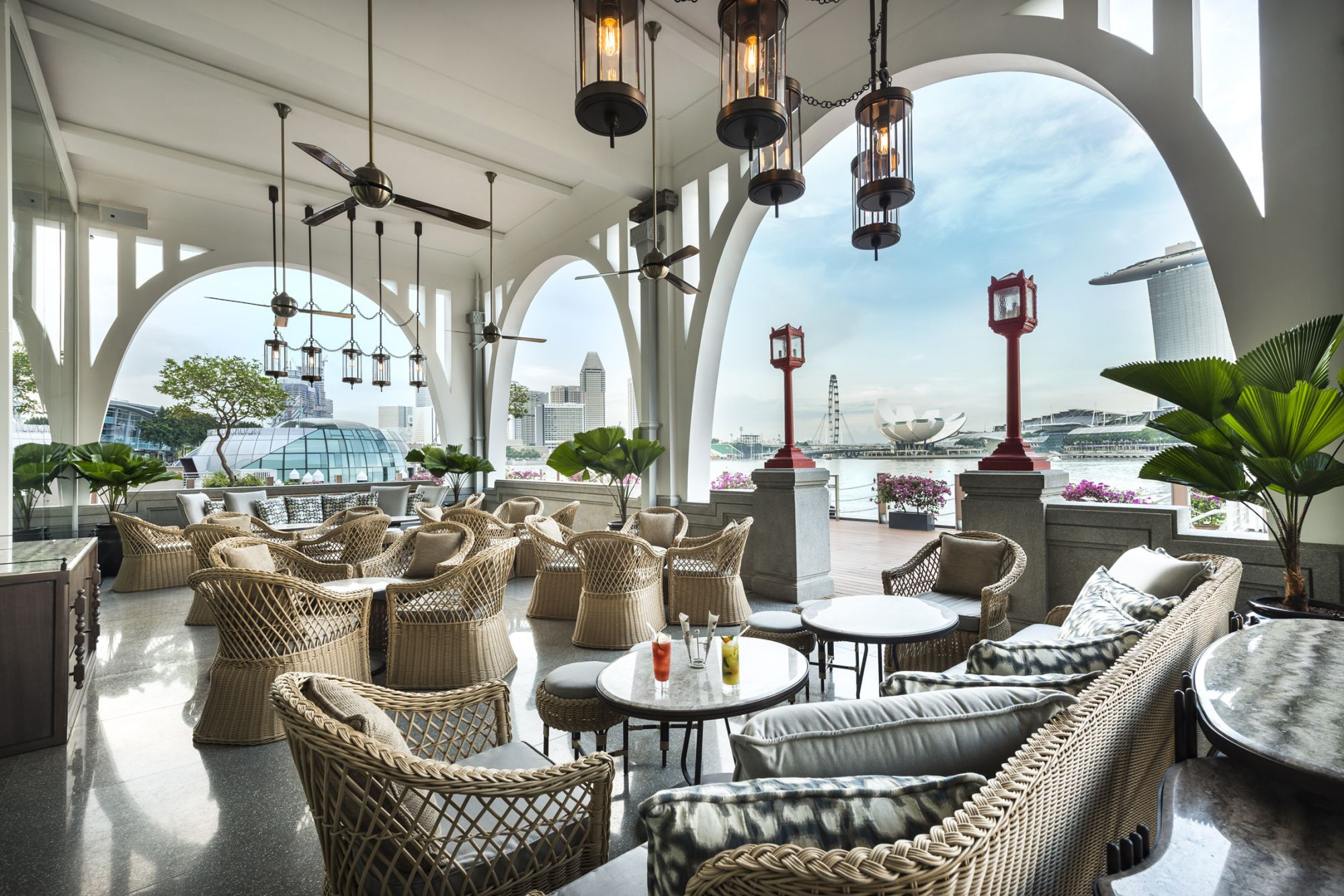 The Fullerton Bay in Singapur: The Clifford Pier (Alfresco Area I)