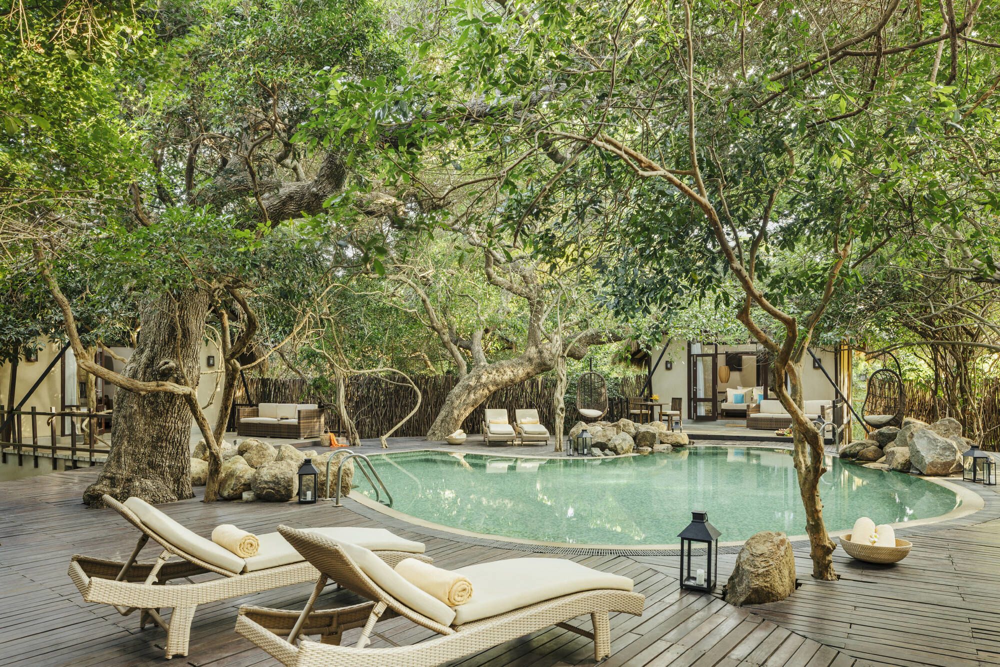 Jungle Beach an Uga Experience in Trincomalee:  room: Cluster Cabin Exterior