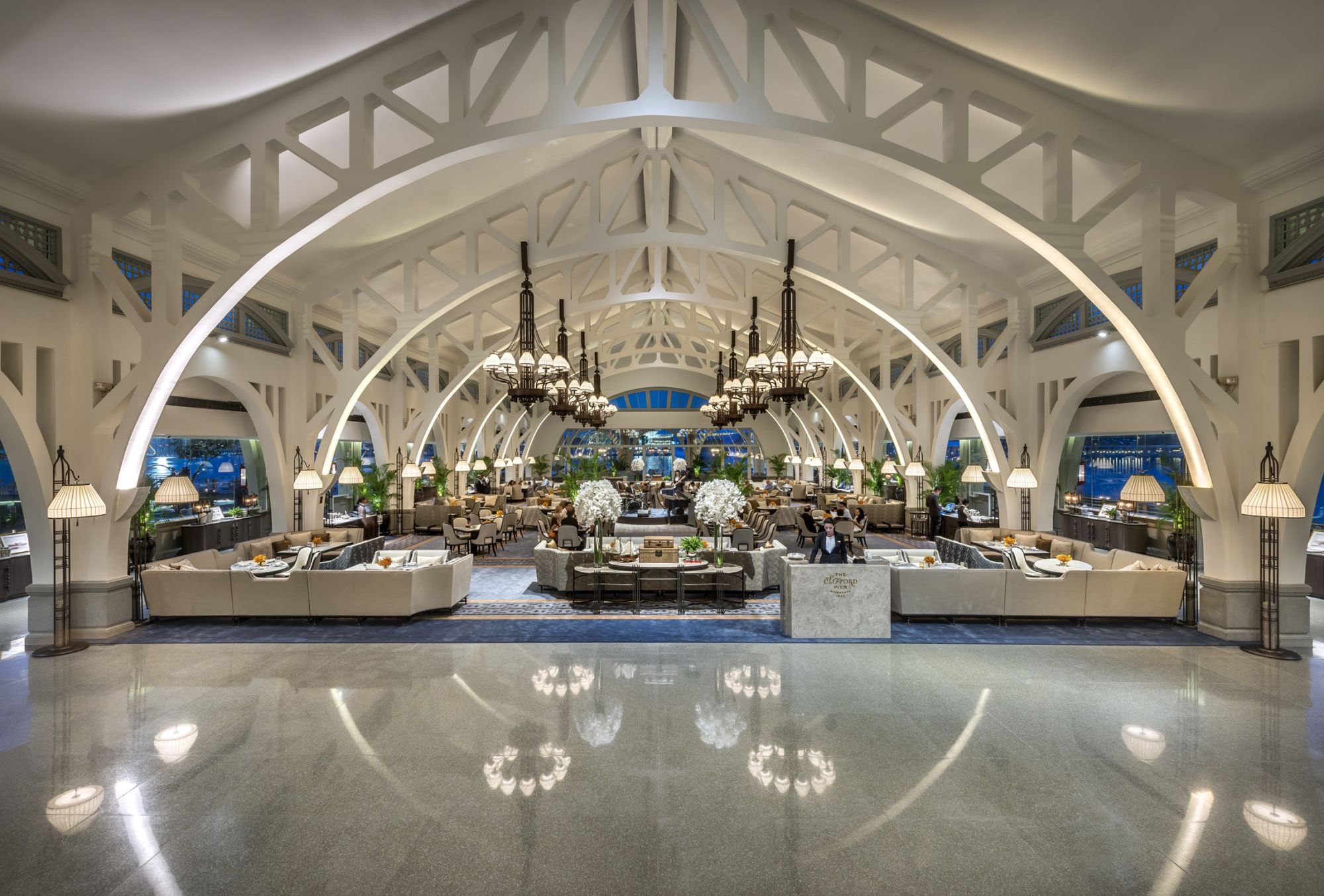 The Fullerton Bay in Singapur: The Clifford Pier
