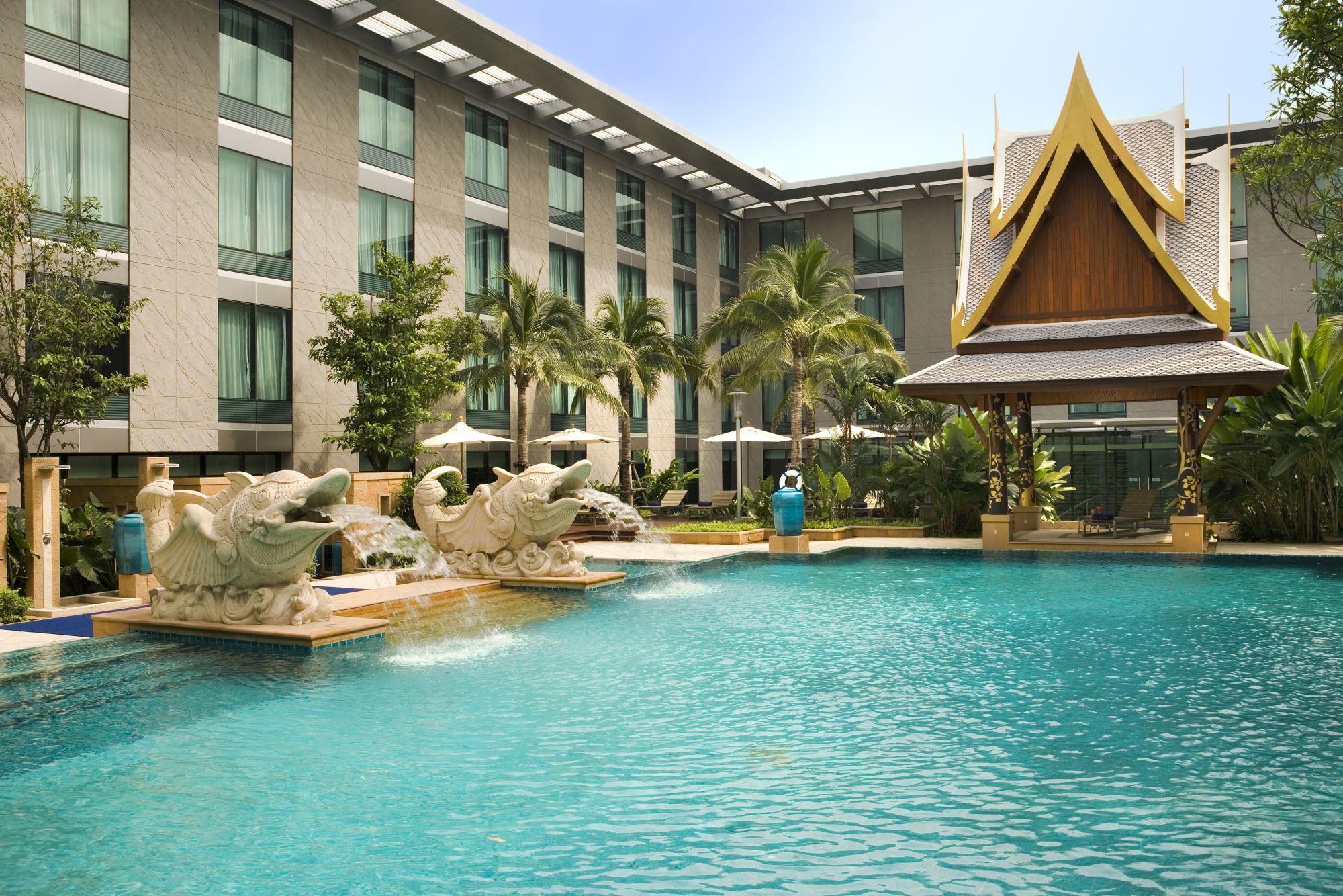 Hyatt Regency Bangkok Suvarnabhumi Airport: Pool
