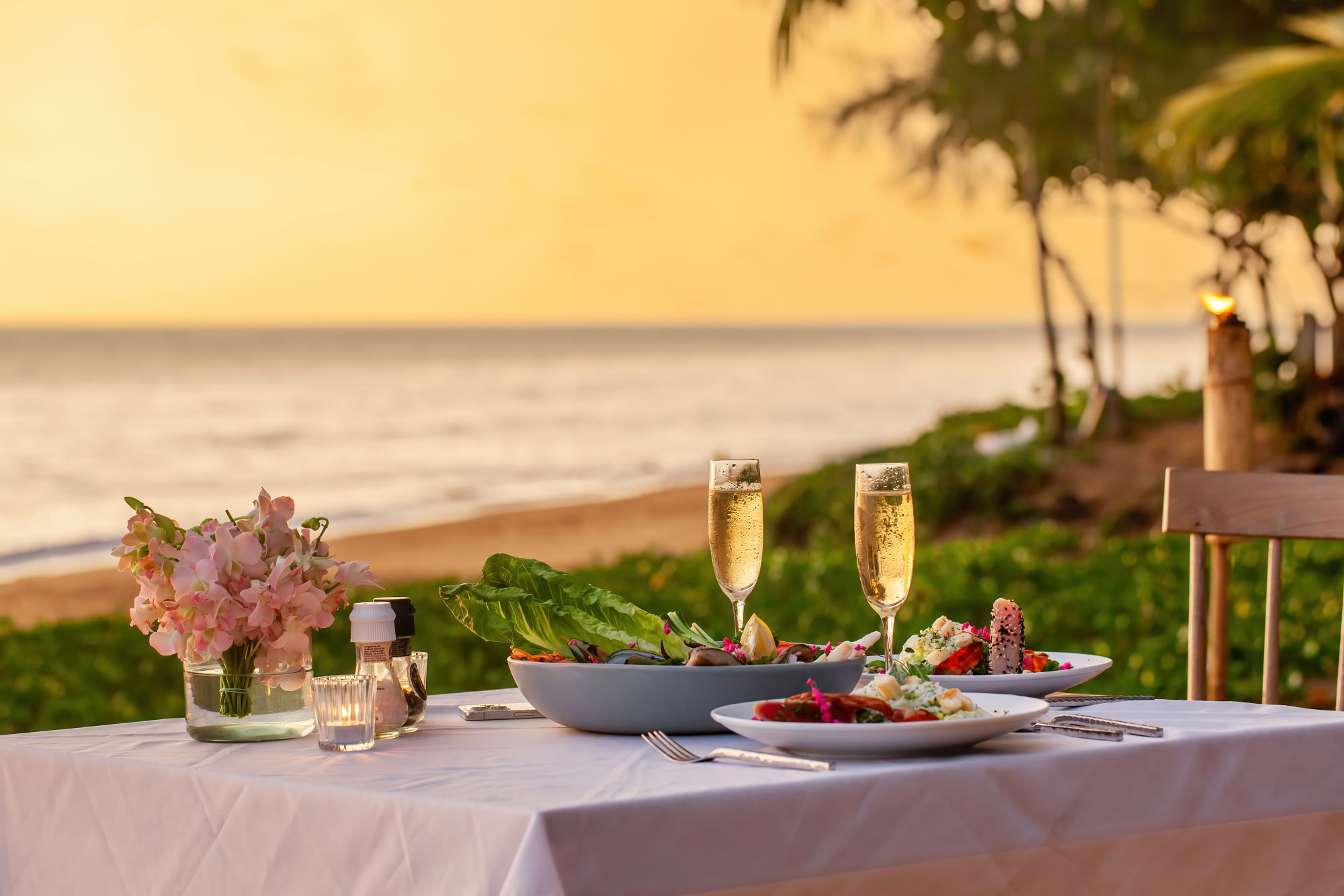 Ramada Resort by Wyndham Khao Lak: Romantic Dinner set up