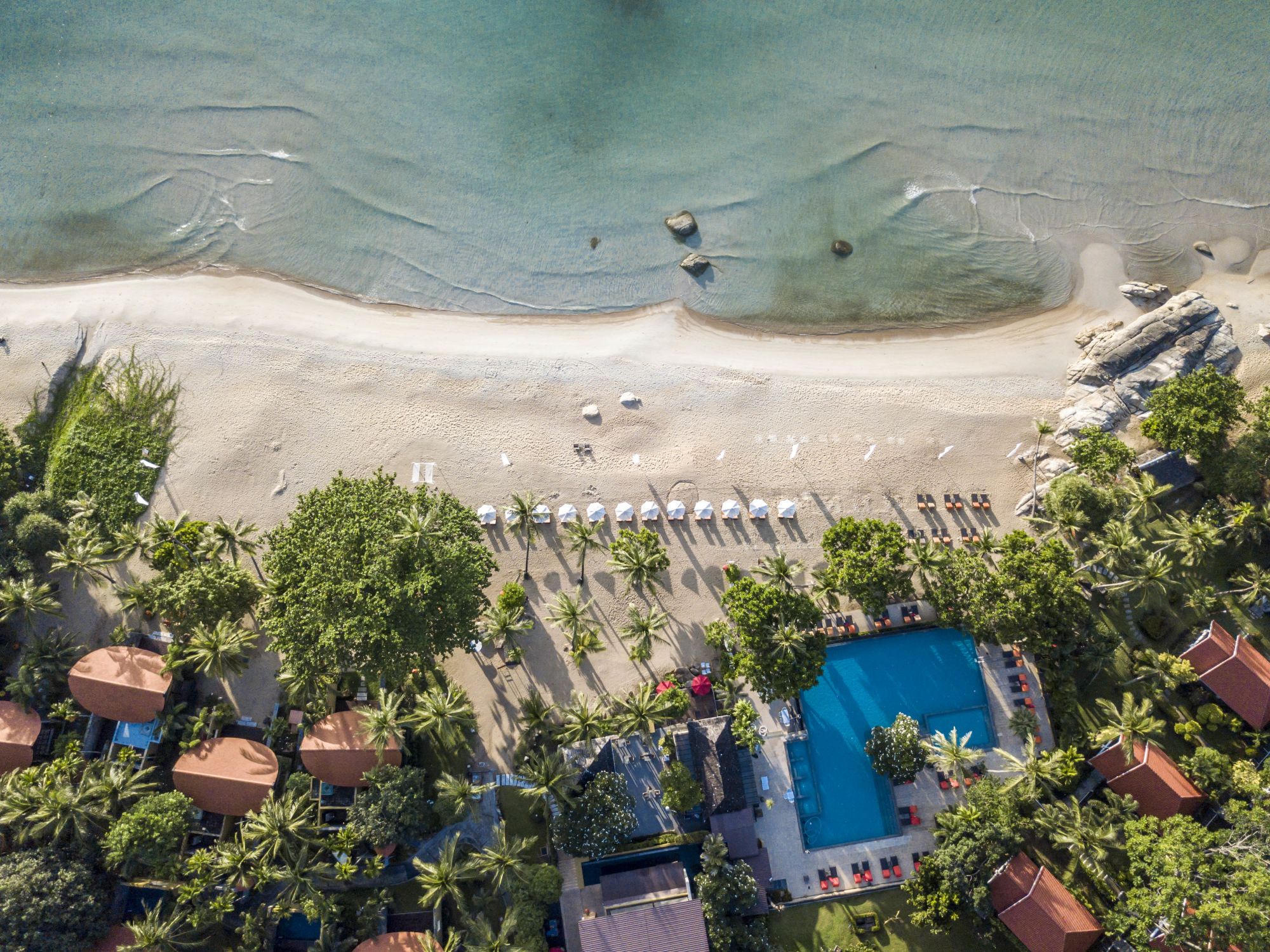 New Star Beach Resort à Ko Samui: Bird eye view