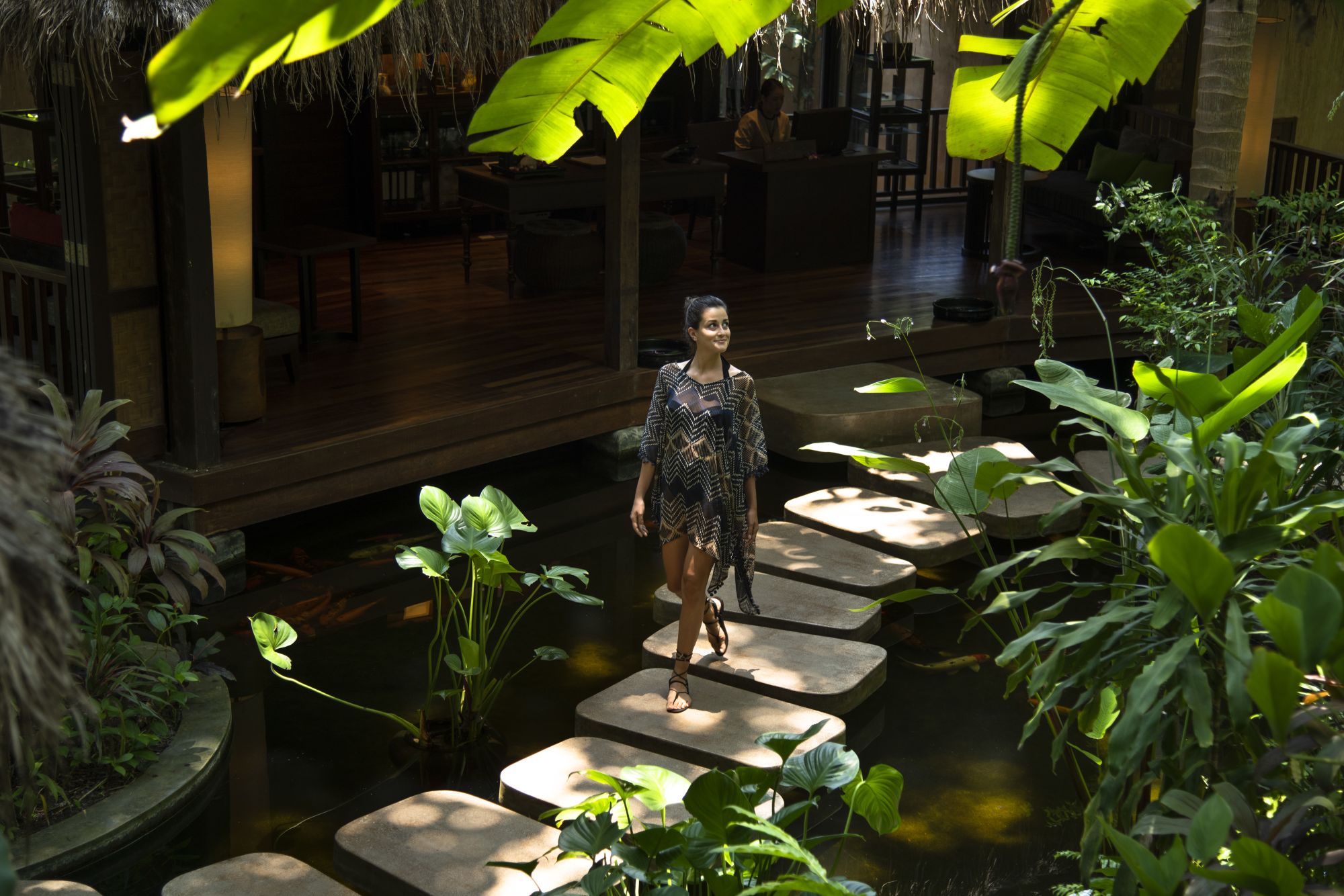 Anantara Rasananda Koh Phangan Villas à Ko Phangan:  Pathway to Spa