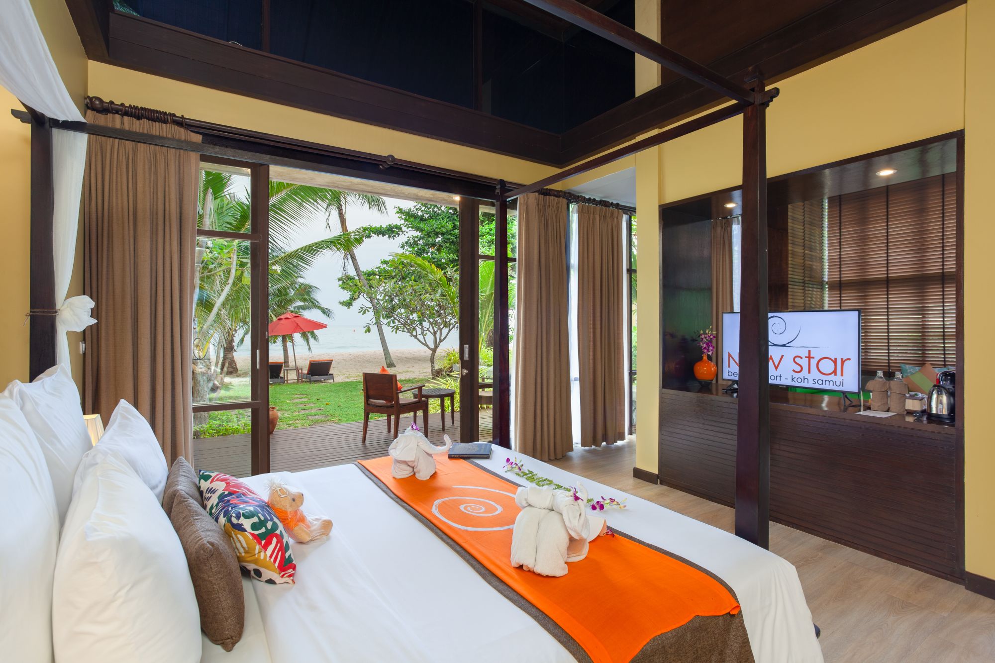 New Star Beach Resort à Ko Samui: Beachfront Villa