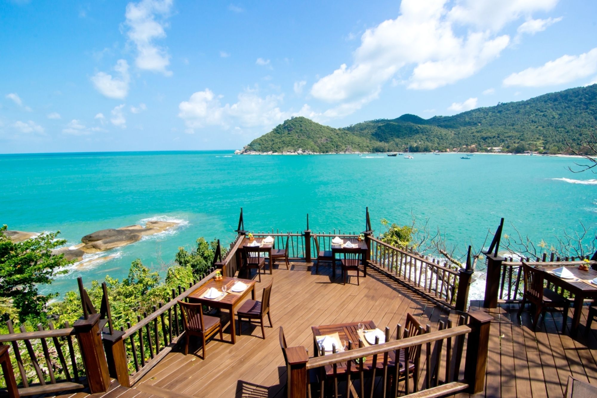 Panviman Resort à Ko Phangan: Pool Deck Bar