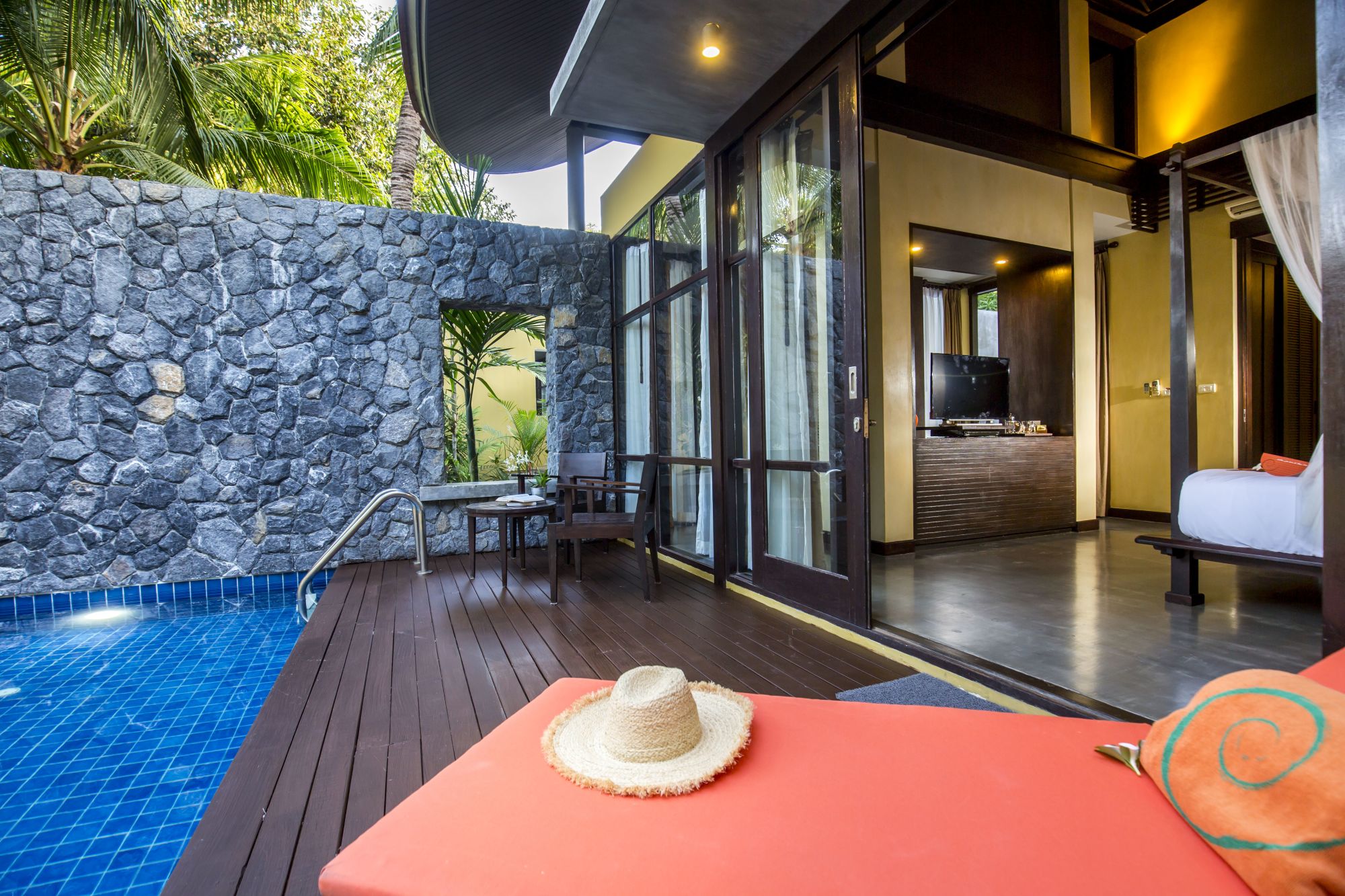 New Star Beach Resort à Ko Samui: Ocean Pool Villa | Outside Deck