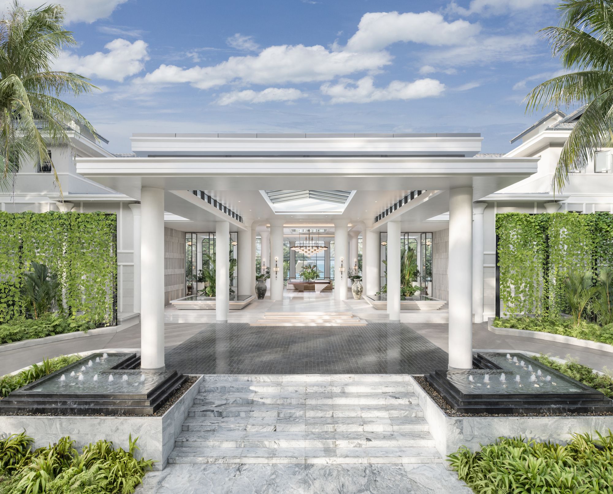 Centara Reserve Samui in Ko Samui:  Lobby entrance