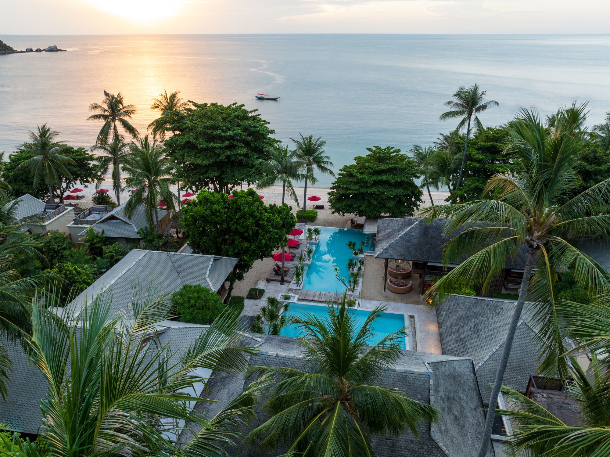 Anantara Rasananda Koh Phangan Villas à Ko Phangan:  Aerial View | Resort & Beach