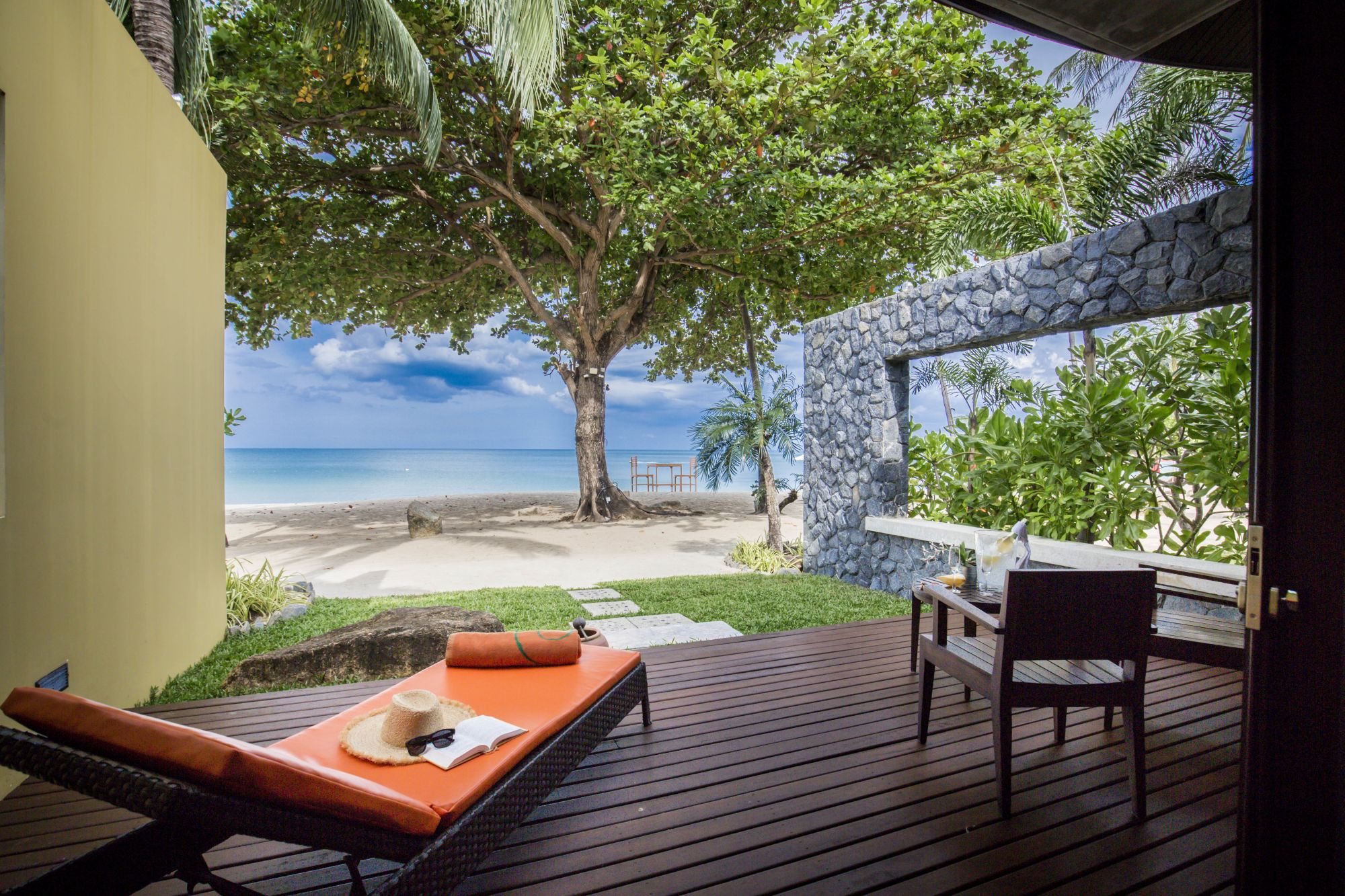 New Star Beach Resort à Ko Samui: Beachfront Villa | Terrace