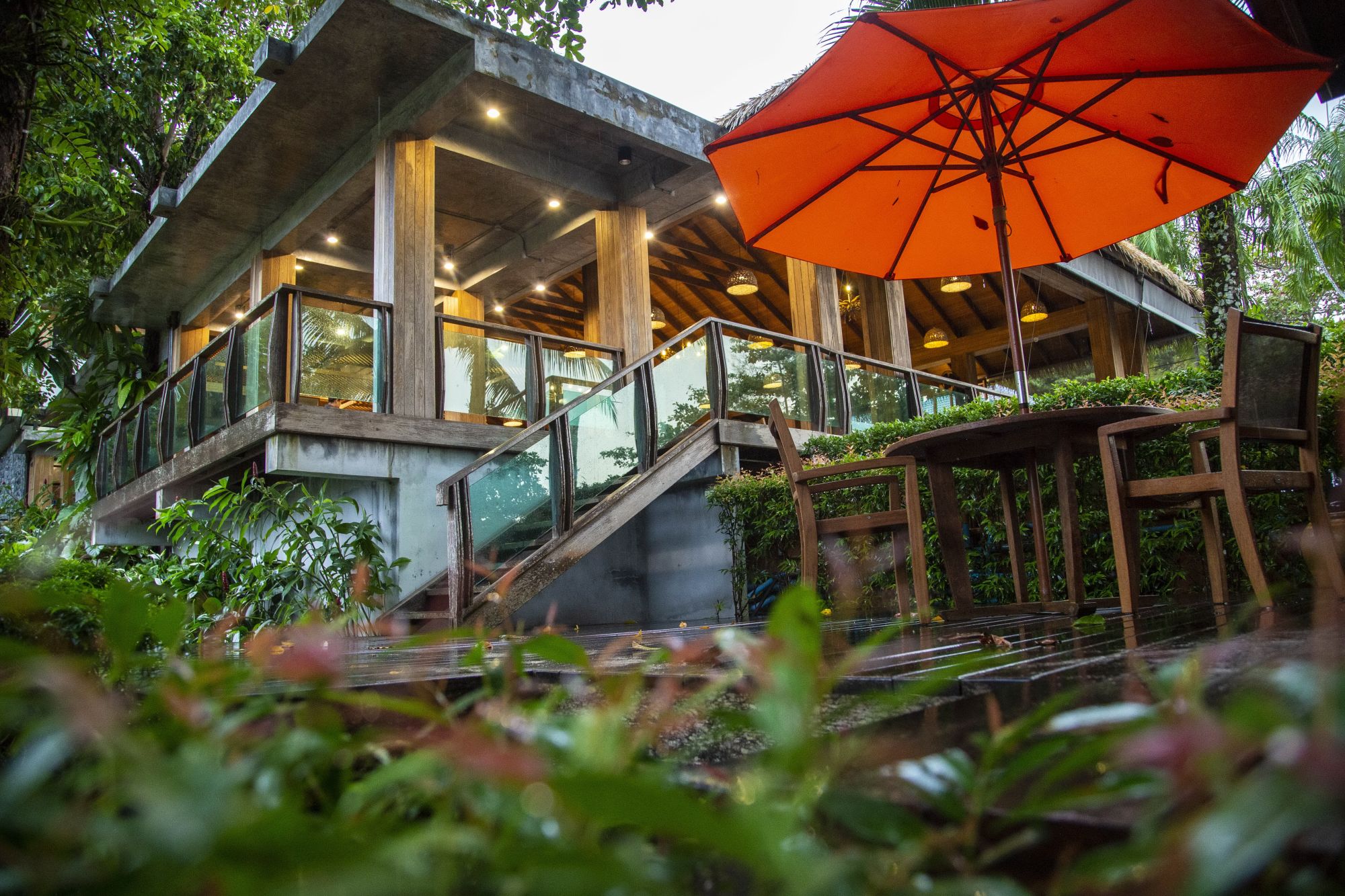 Tup Kaek Sunset Beach Resort in Krabi: beach: f&b: Restaurant Sunset