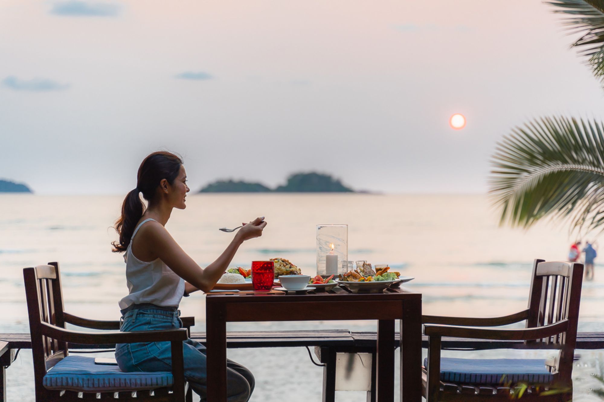 Centara Koh Chang Tropicana à Ko Chang:  Dinner with a view