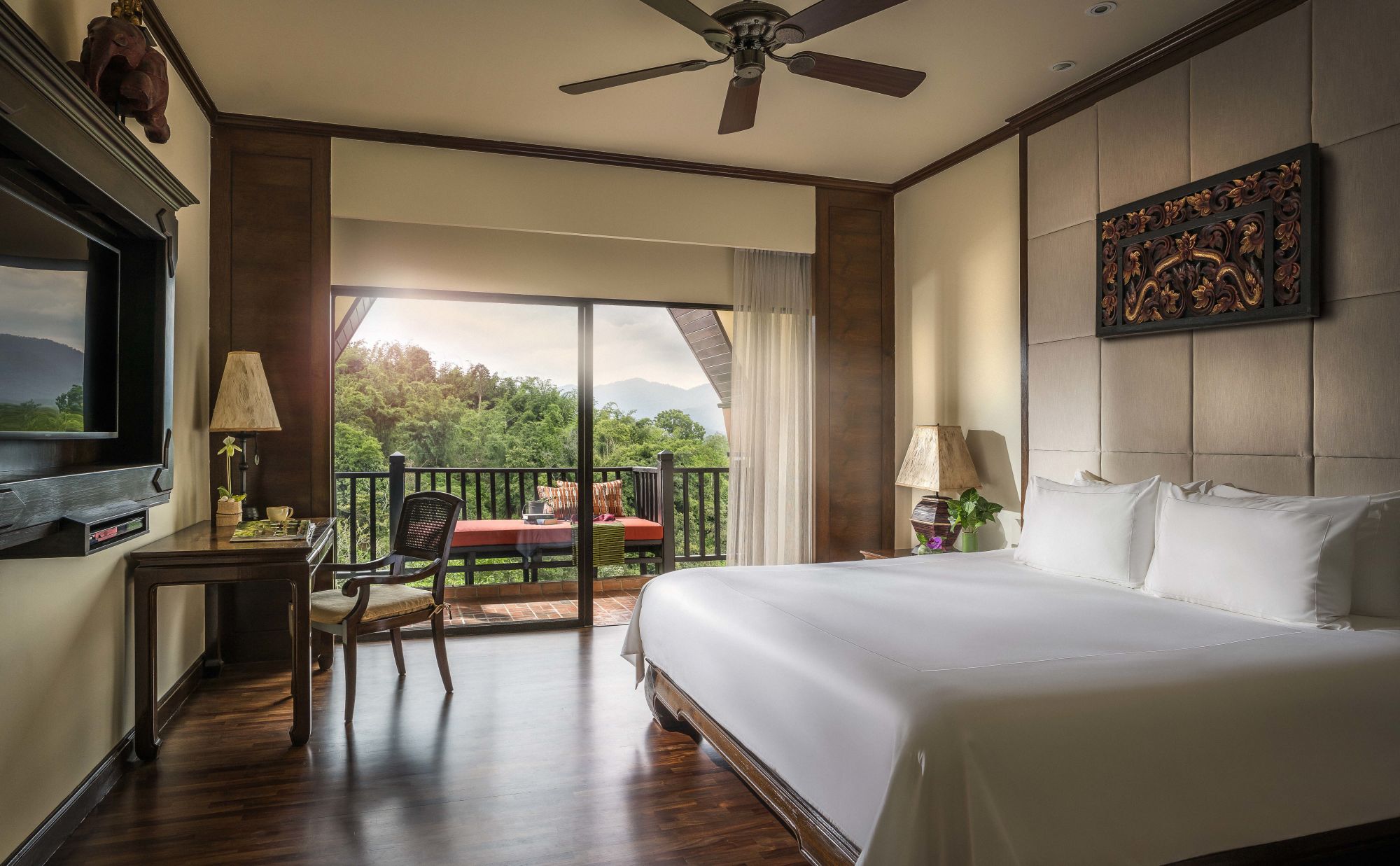 Anantara Golden Triangle Elephant Camp & Resort à Triangle d'Or: Deluxe 3 Country View