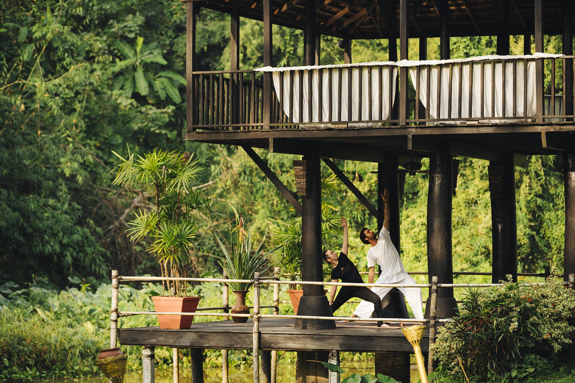 Anantara Golden Triangle Elephant Camp & Resort à Triangle d'Or: Sala Yoga