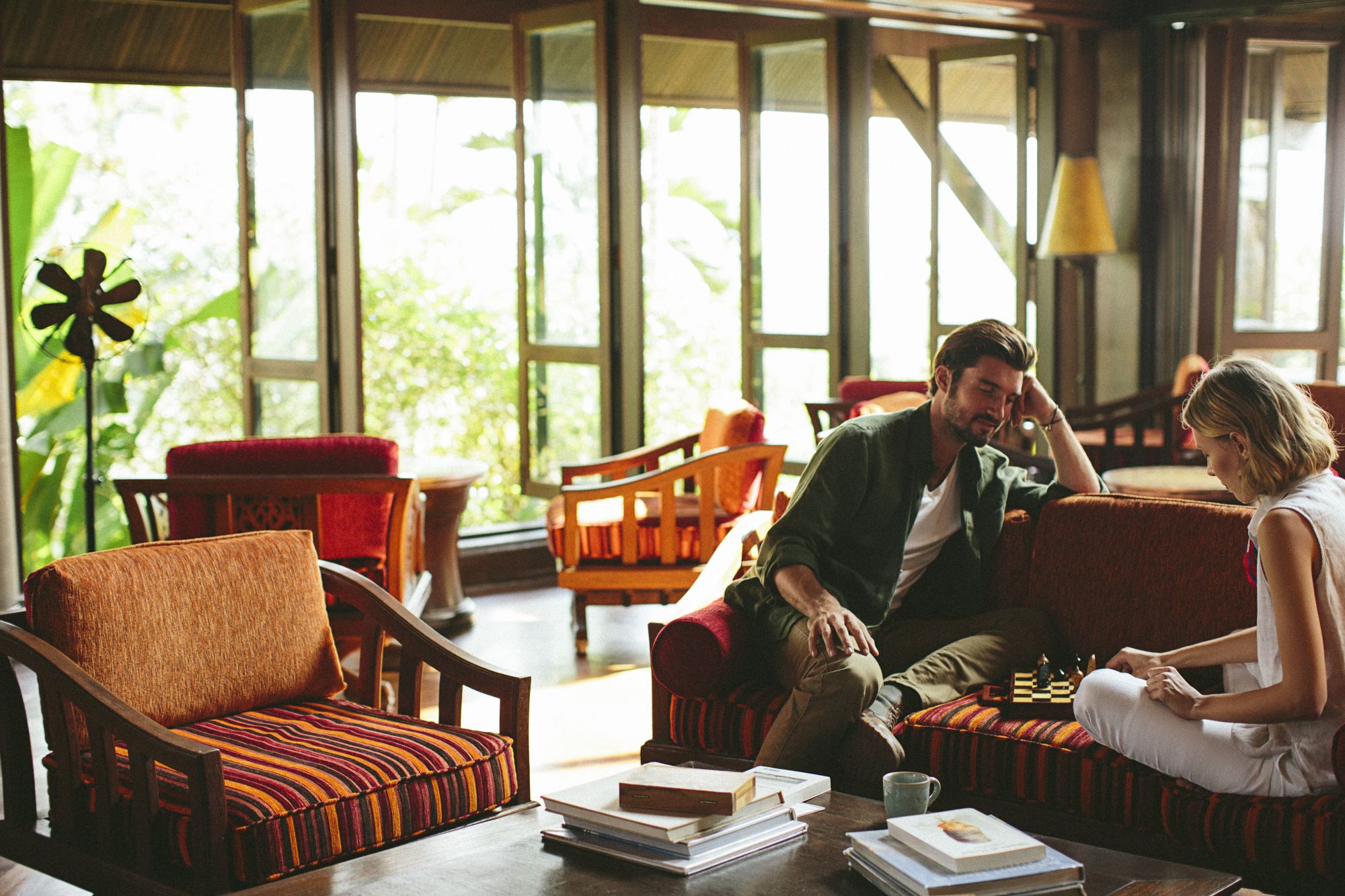 Anantara Golden Triangle Elephant Camp & Resort à Triangle d'Or: Elephant Bar and Opium Terrace
