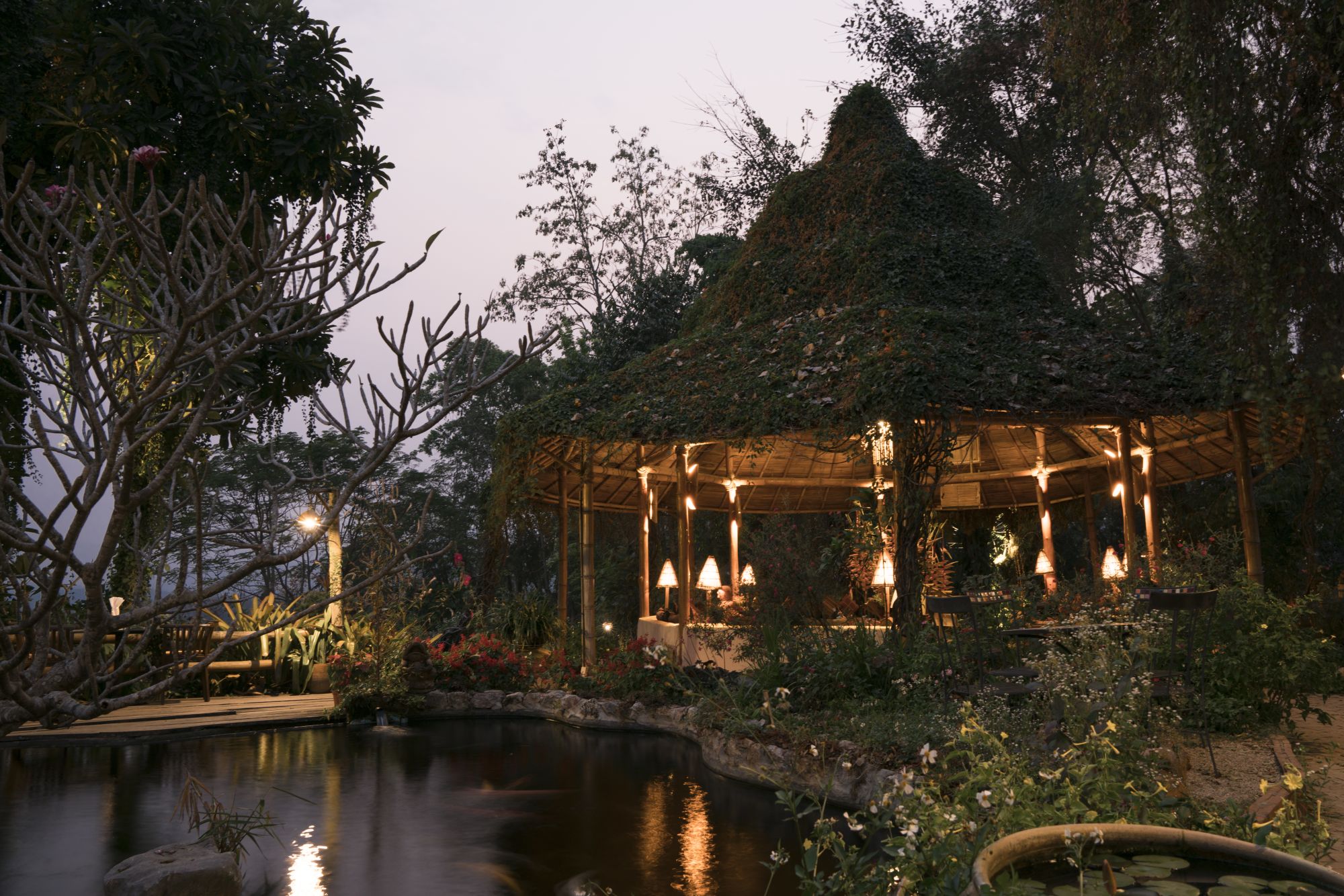 Phu Chaisai Mountain Resort in Mae Chan: Night shot