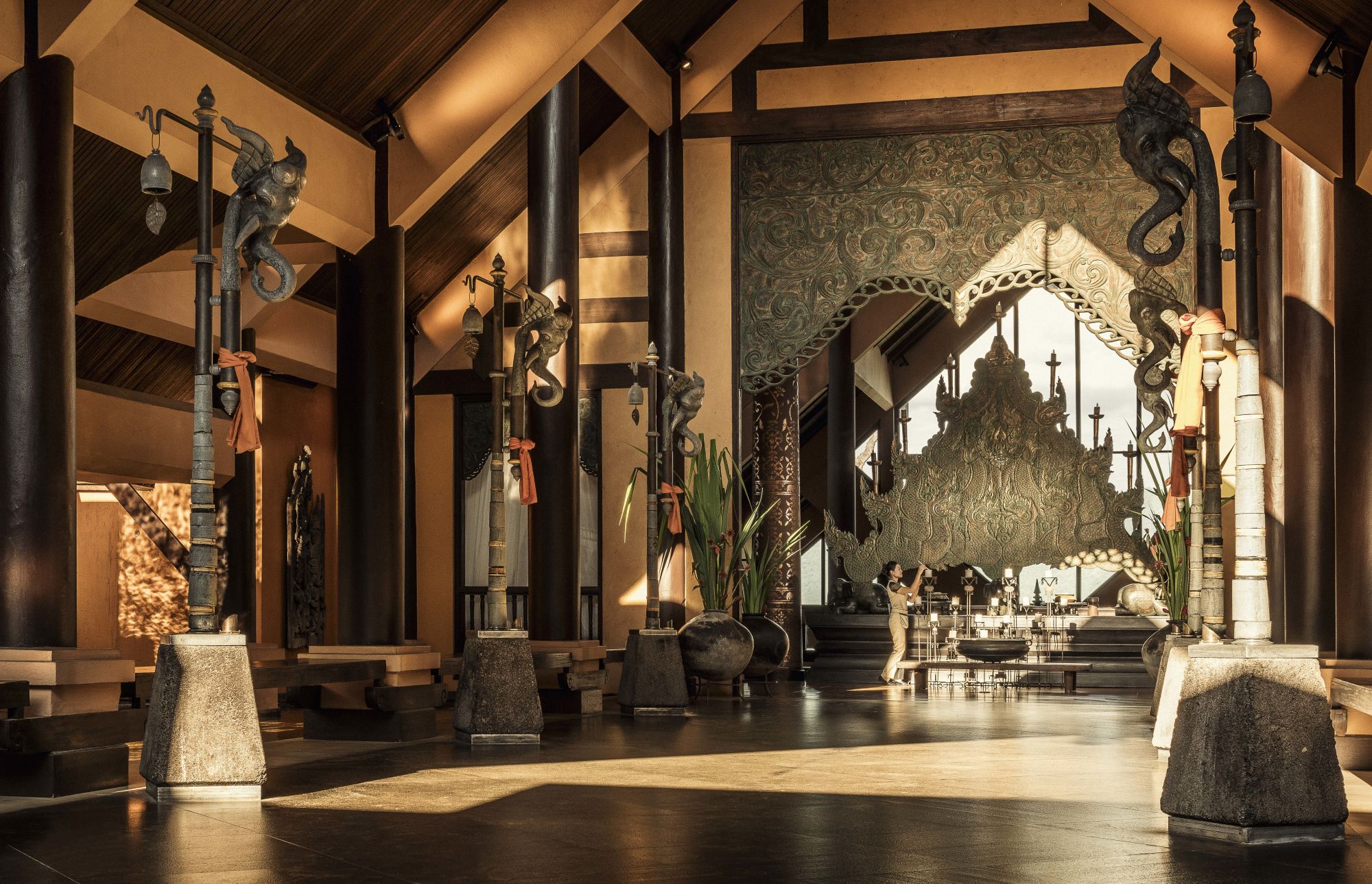 Anantara Golden Triangle Elephant Camp & Resort à Triangle d'Or: Lobby Entrance