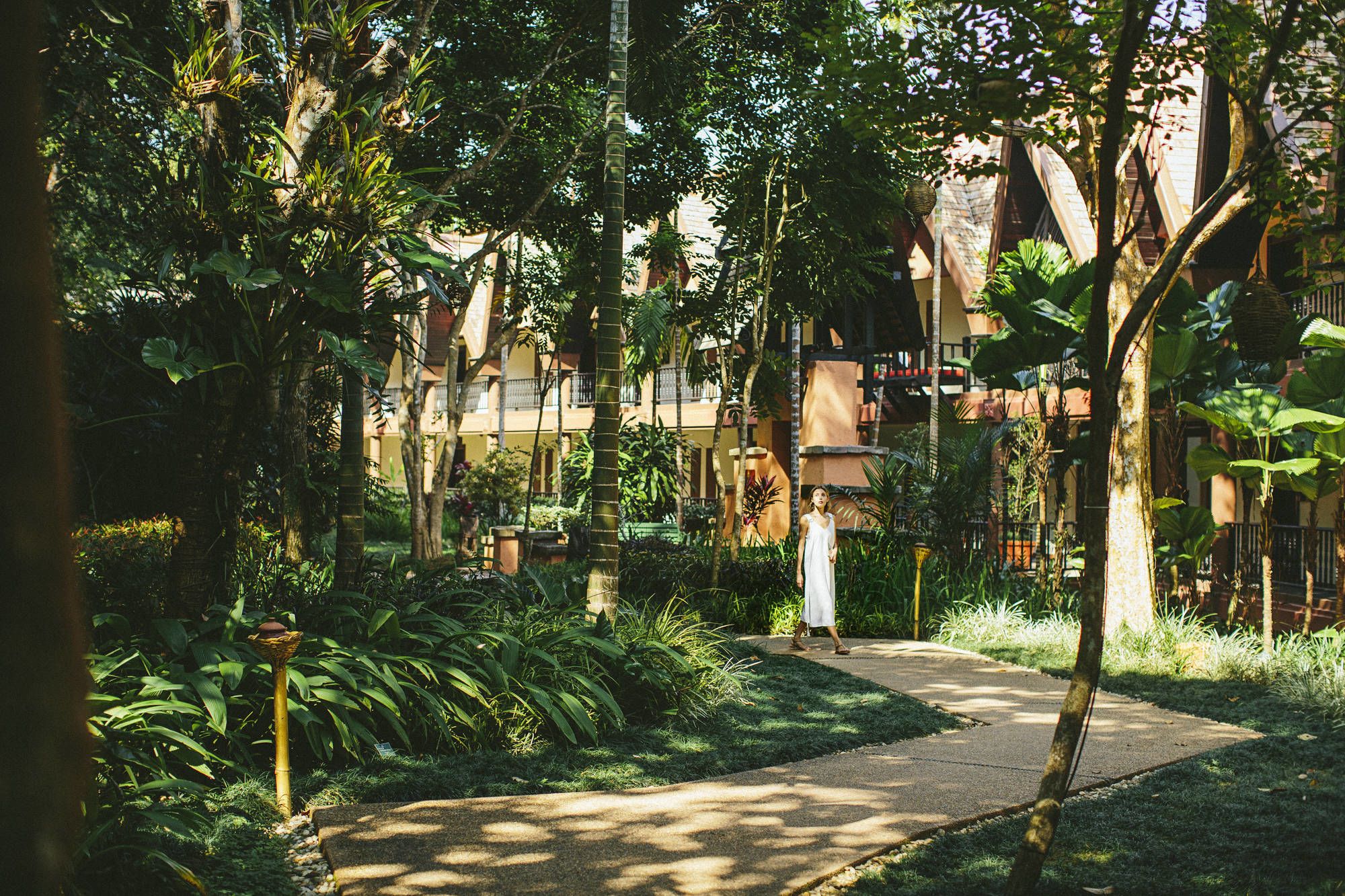Anantara Golden Triangle Elephant Camp & Resort à Triangle d'Or: Garden Paths