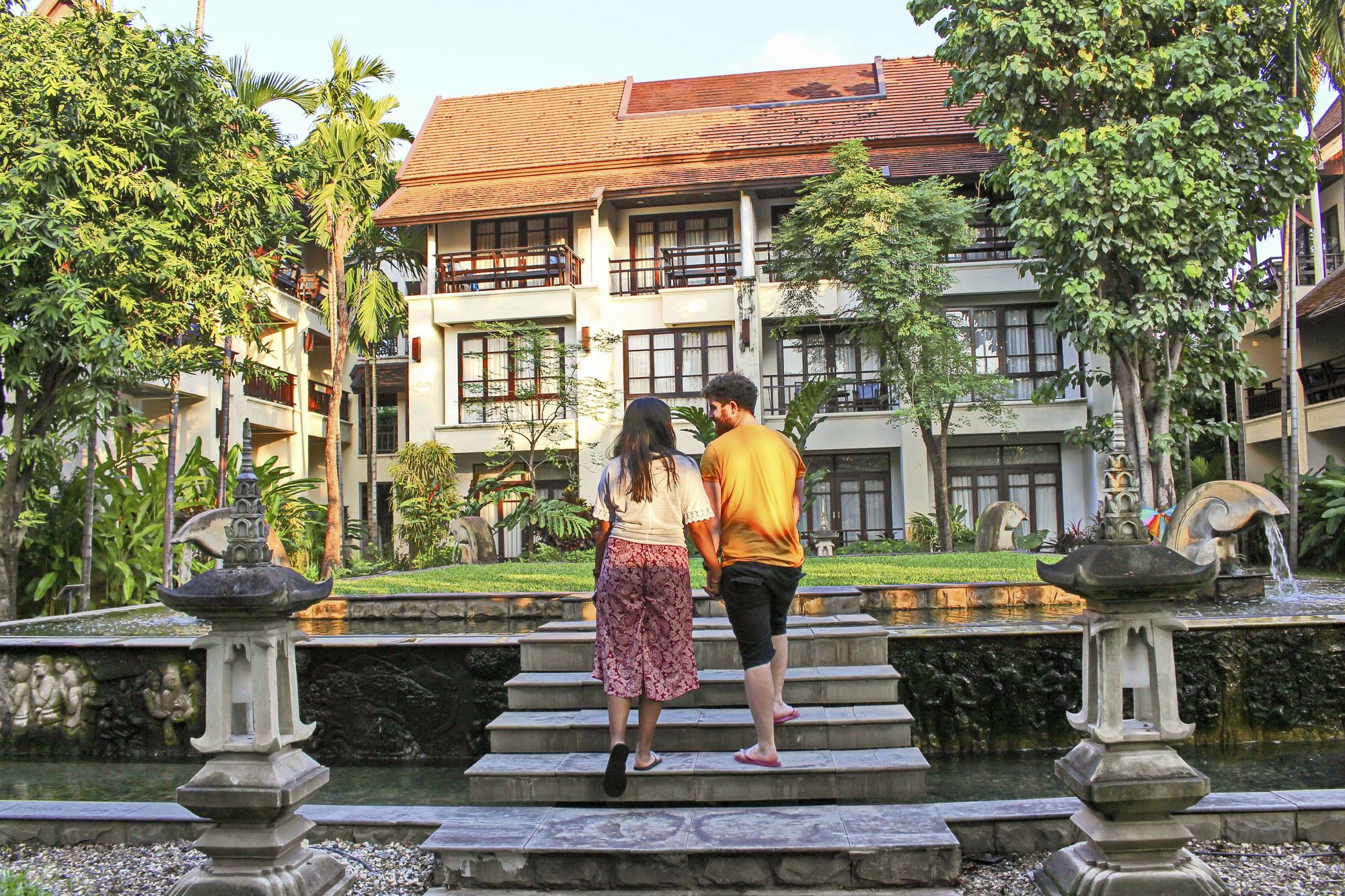 Bodhi Serene à Chiang Mai: Courtyard Area