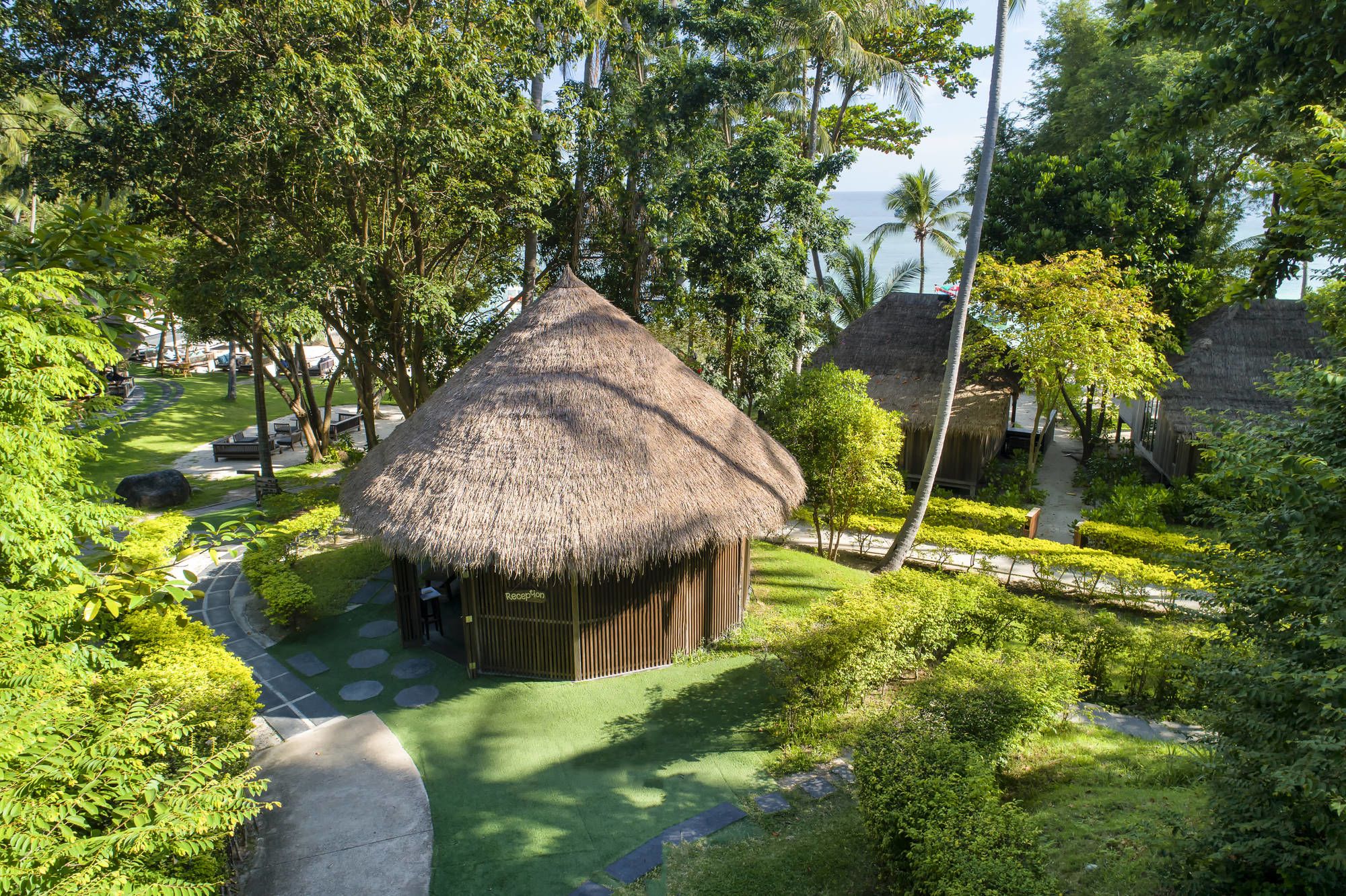 The Haad Tien Beach Resort in Ko Tao: Reception