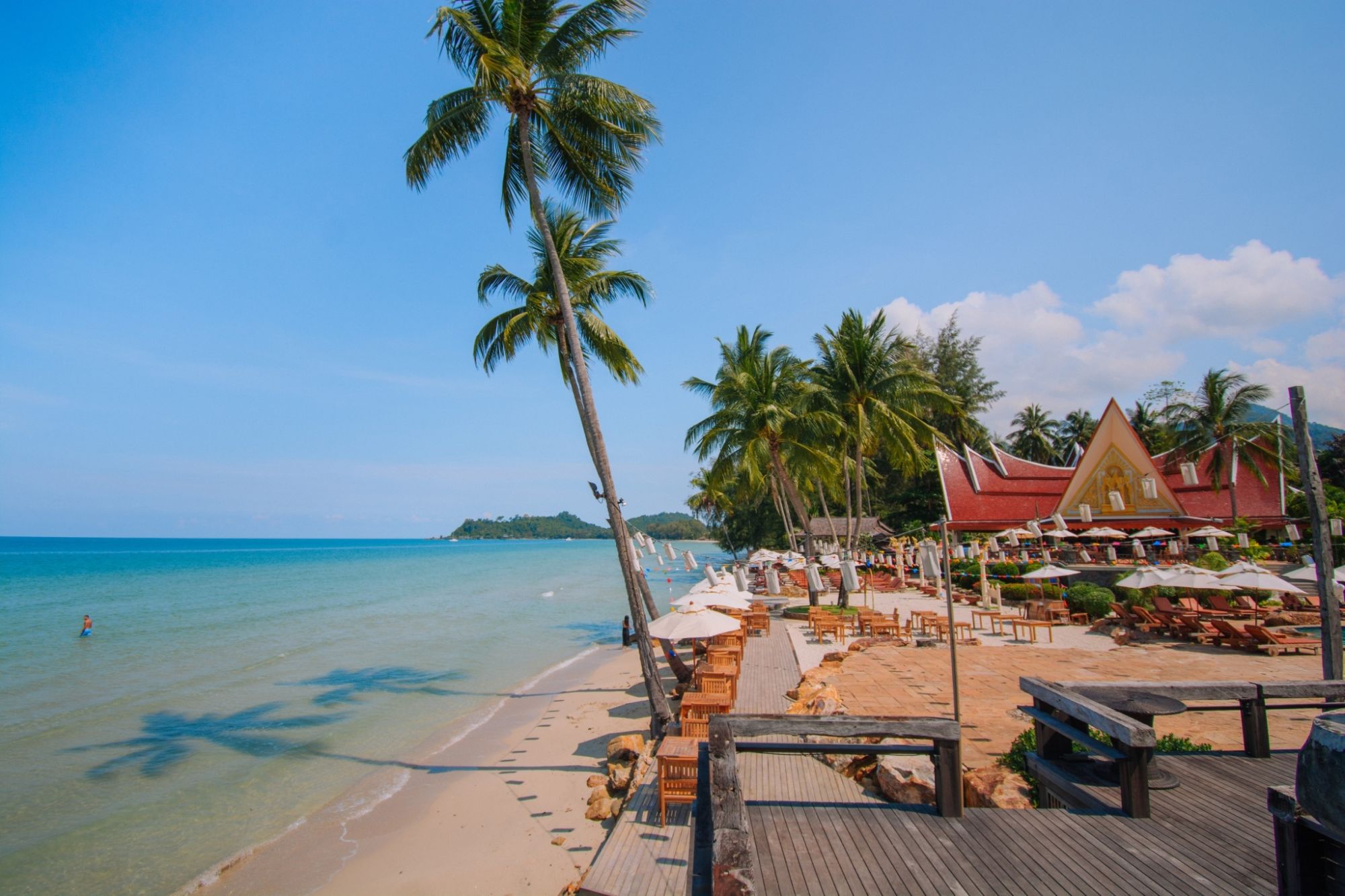 Santhiya Tree Koh Chang Resort à Ko Chang: Beach Area