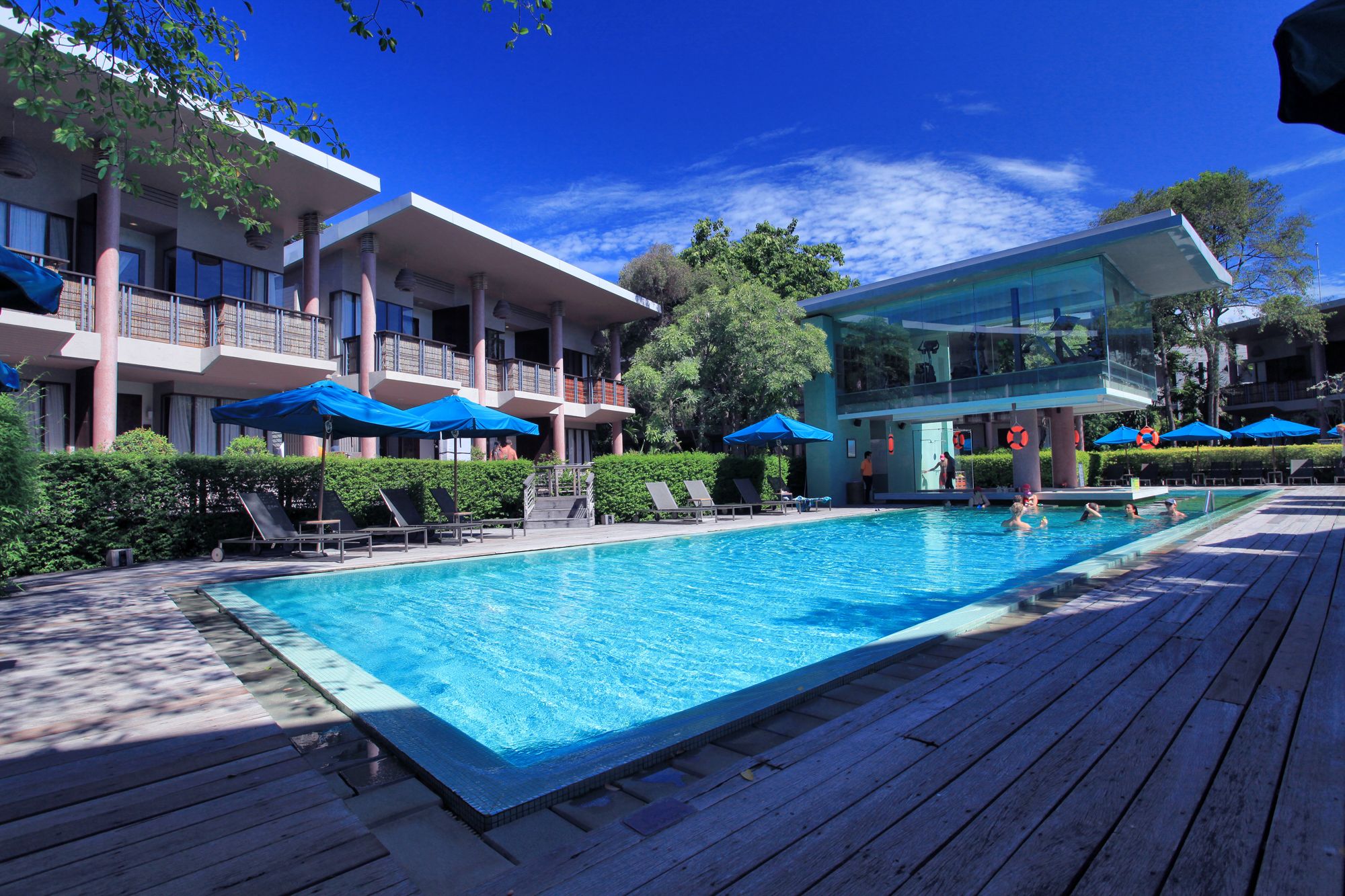 Sai Kaew Beach Resort à Ko Samed: Pool Hub-Zone