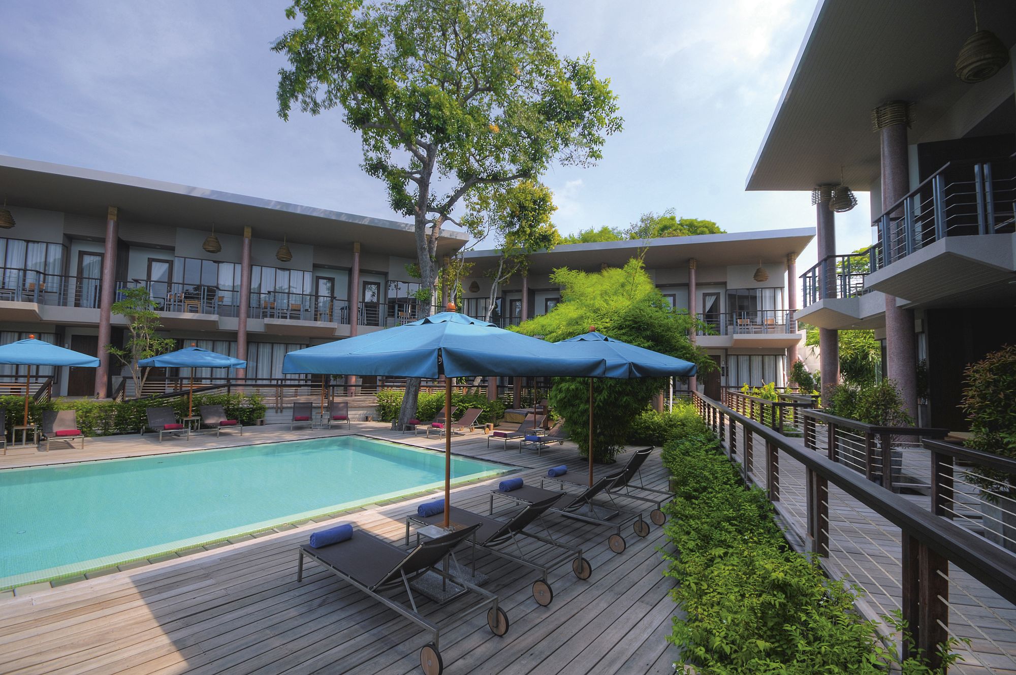 Sai Kaew Beach Resort à Ko Samed: Pool Hub-Zone
