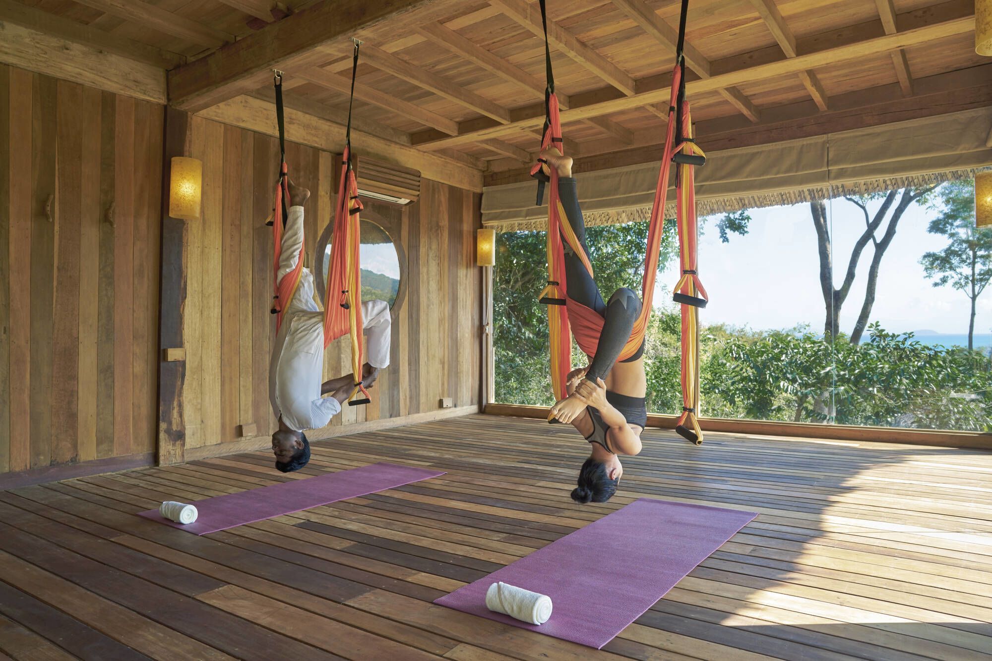 Six Senses Ninh Van Bay in Nha Trang: Flying Yoga