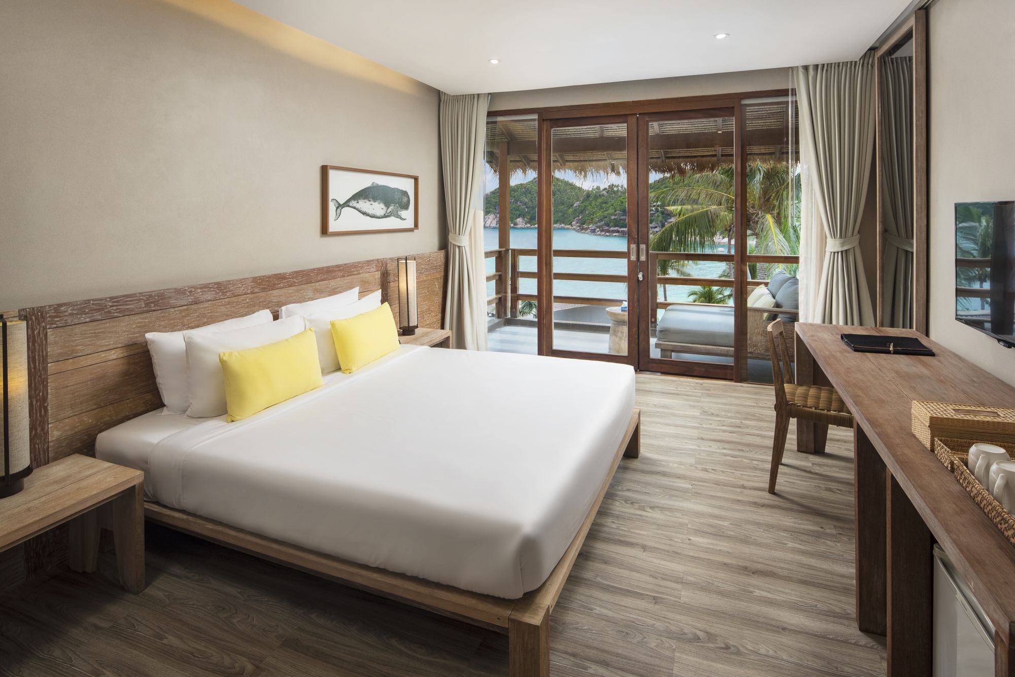 The Beach Club by Haadtien in Ko Tao: Ocean Balcony