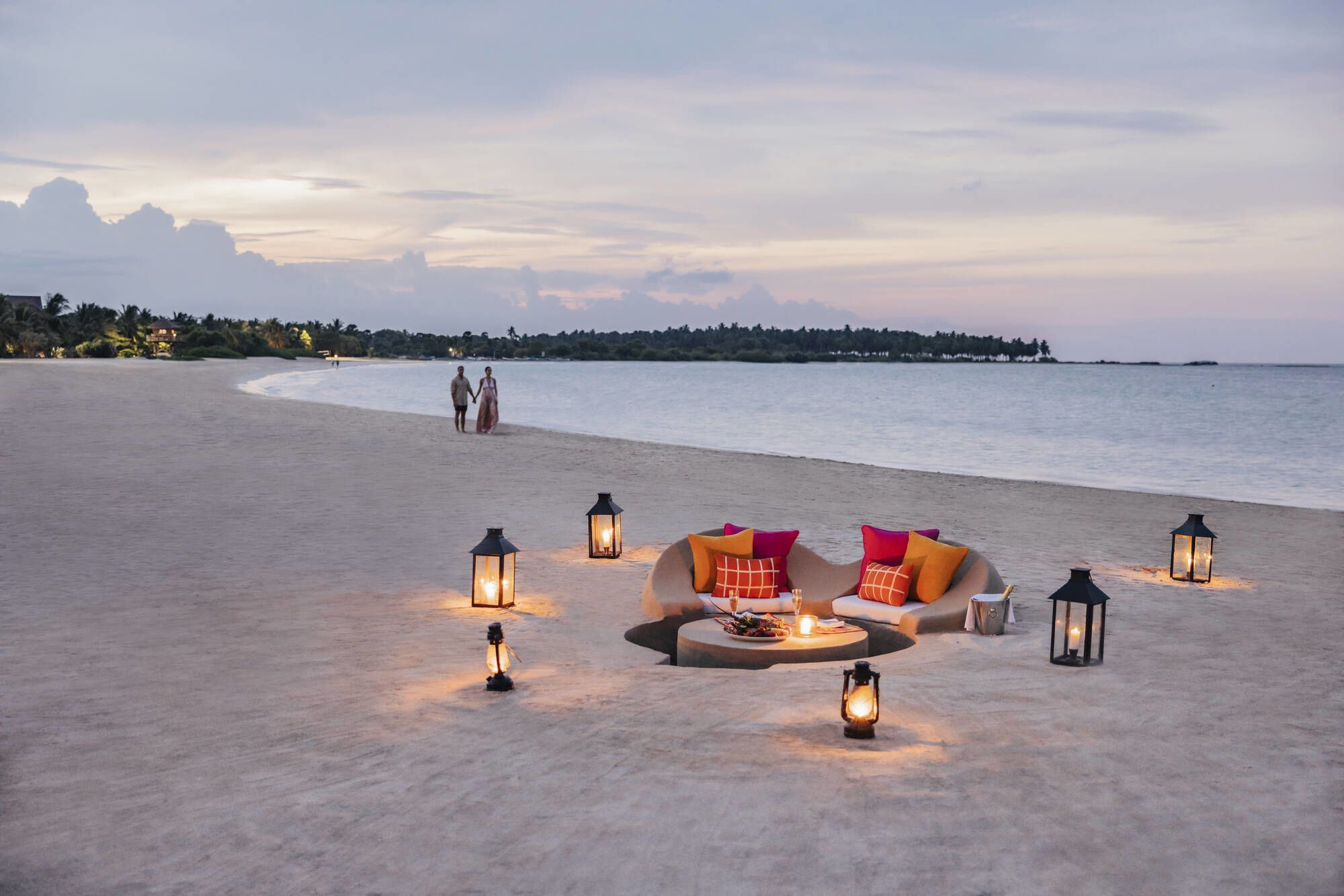 The Bay an Uga Experience à Passekudah: Sand Dining